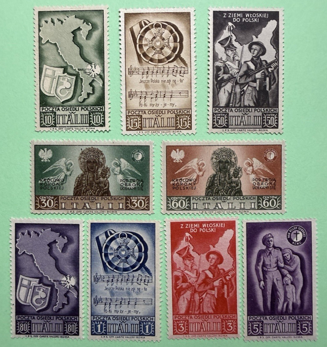 POLAND, Italy  1946  Post Office of Polish Settlements in Italy, Mint NH (**)