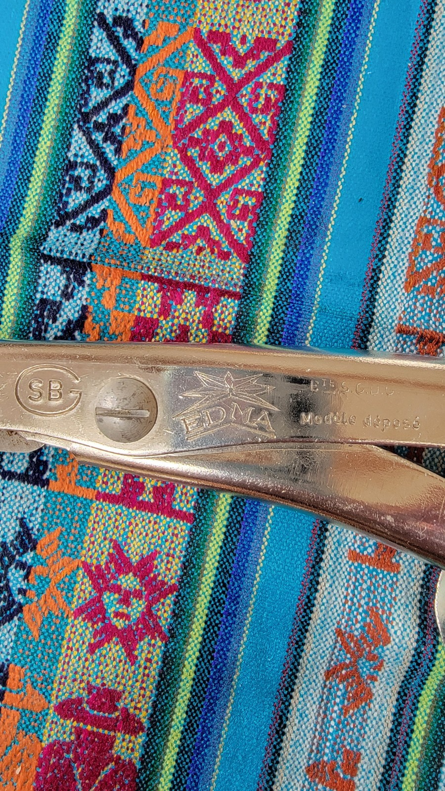 Vintage TIN Snips NIBBLER SHEARS SNIPS SBG EDMA - France 🔥