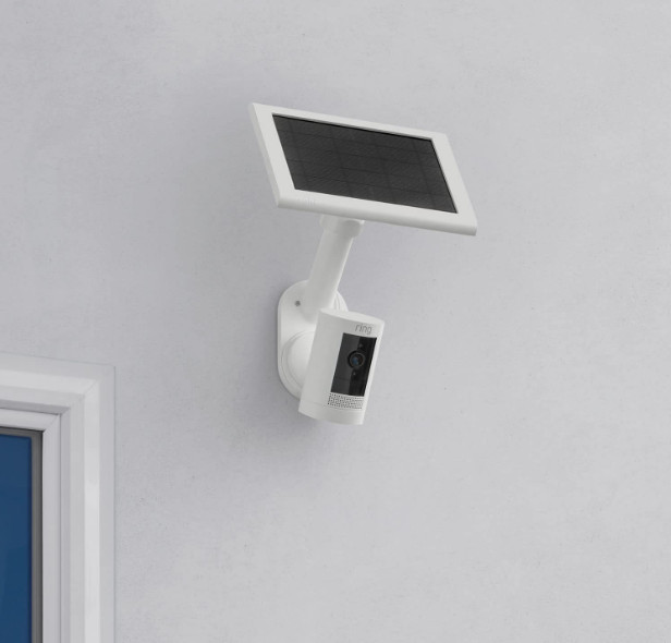 Ring Wall Mount for Cameras and Solar Panels - White