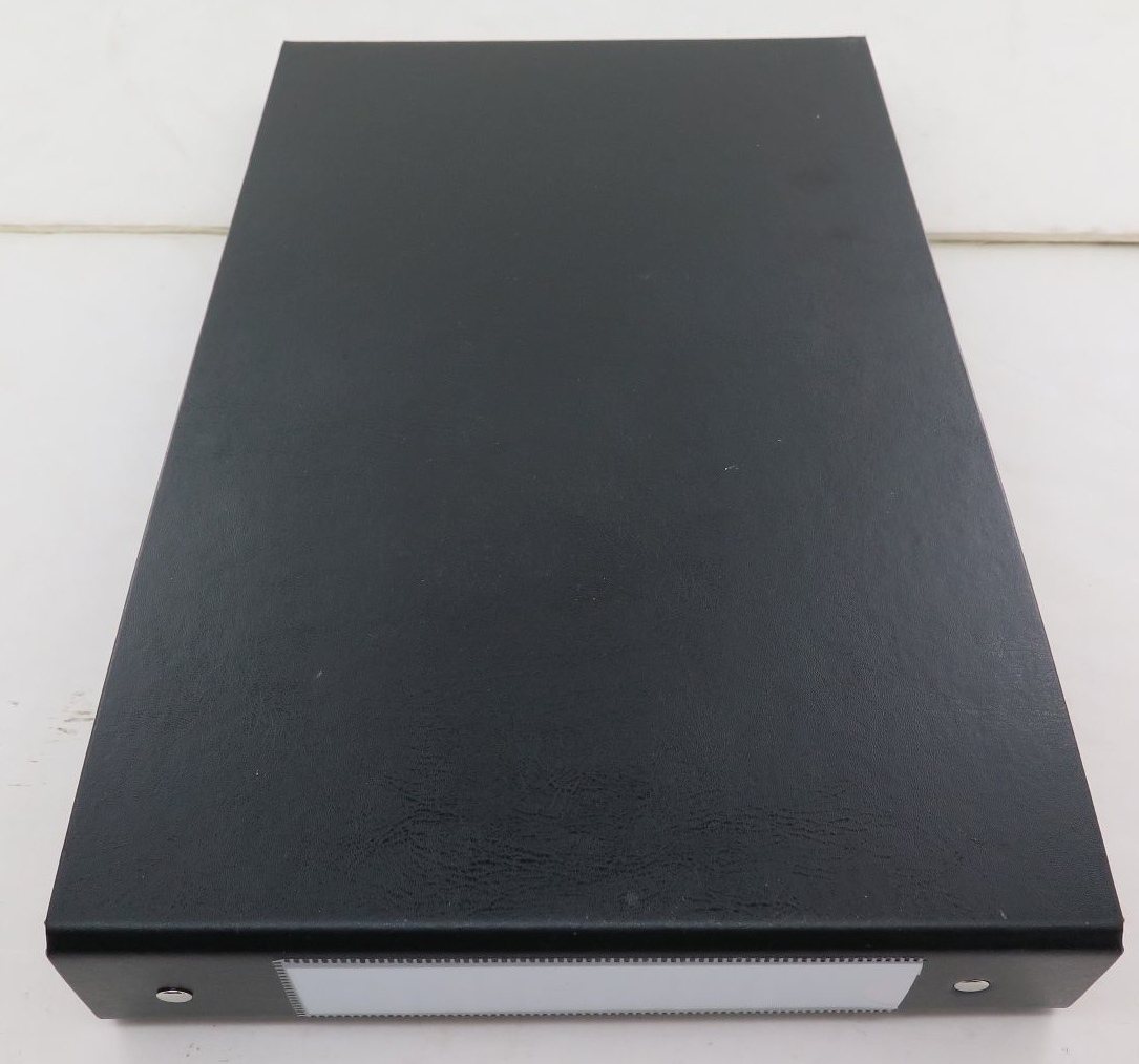 NEW SKILCRAFT 8.5" x 14" 3 RING BINDER - BLACK