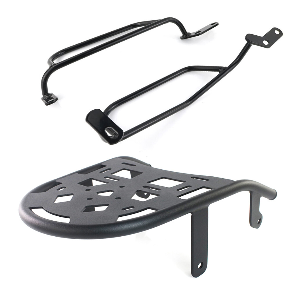 Fit For Suzuki DR650 1996-2025 Rear Luggage Rack & Side Crash Bar Protector Set