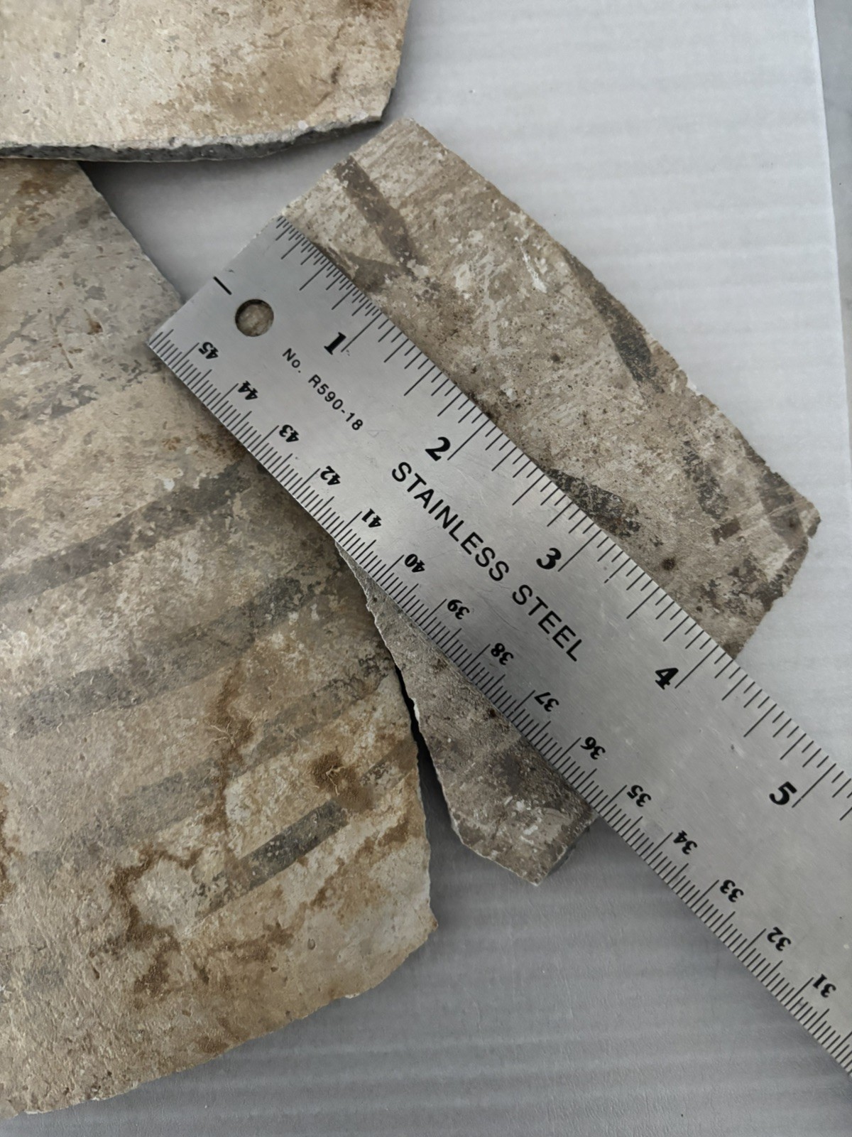 4 Ancient Anasazi Native American Pottery Shards 4” - 6” Arizona L5-G FREE SHIP