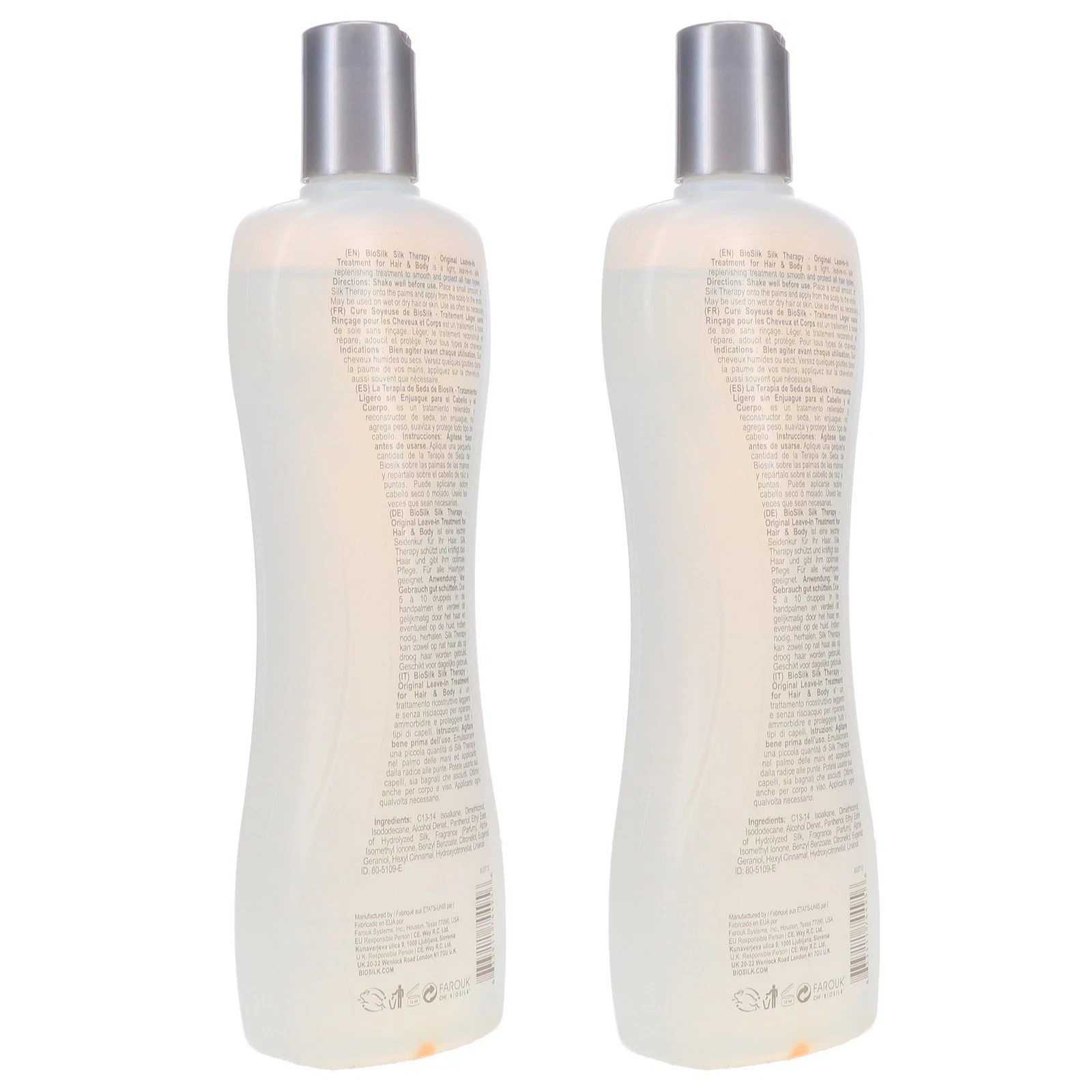 Biosilk Silk Therapy Treatment Original Cure 12 oz 2 Pack