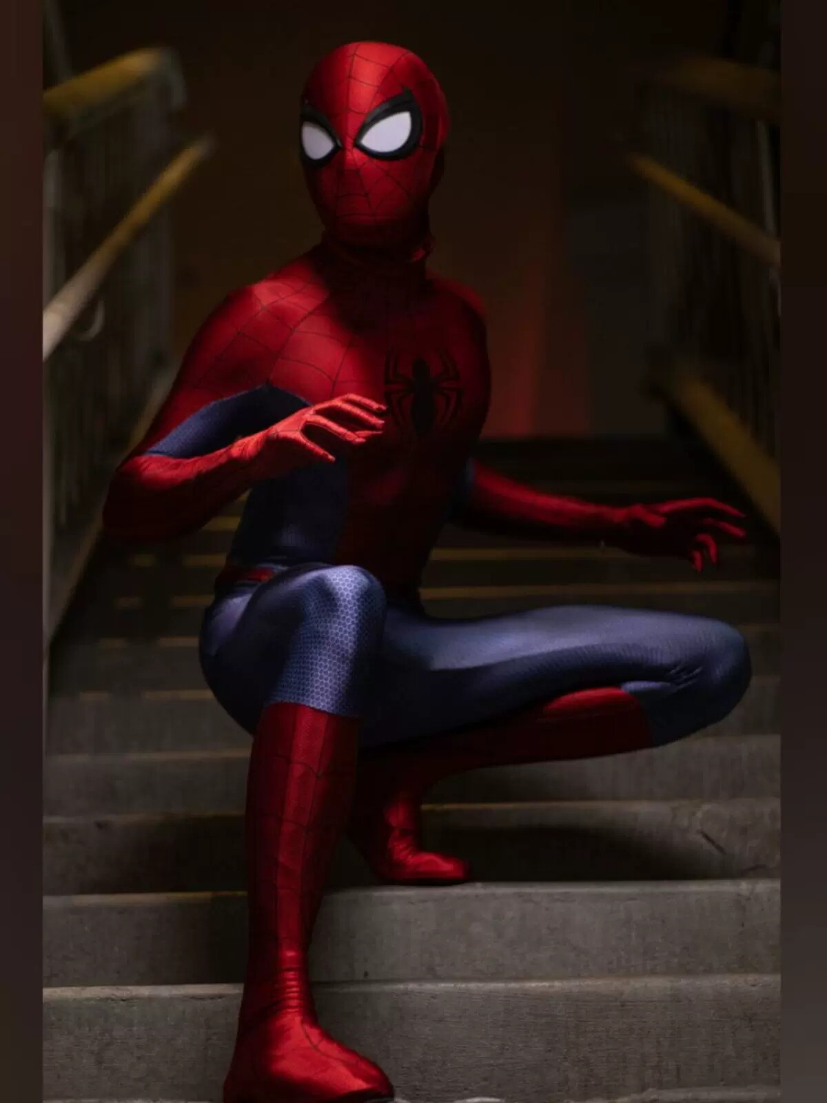 Classic The Amazing Spider-man Jumpsuit Spiderman Suit Cosplay Costume Halloween