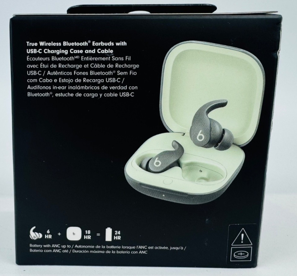 Beats Fit Pro True Wireless Noise Cancelling In-Ear Earbuds Sage Gray MK2J3LL/A
