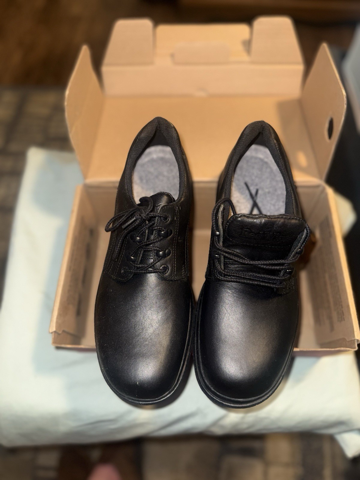 Red Wing Men's Safety Oxford EH Black Work Shoe Size 11