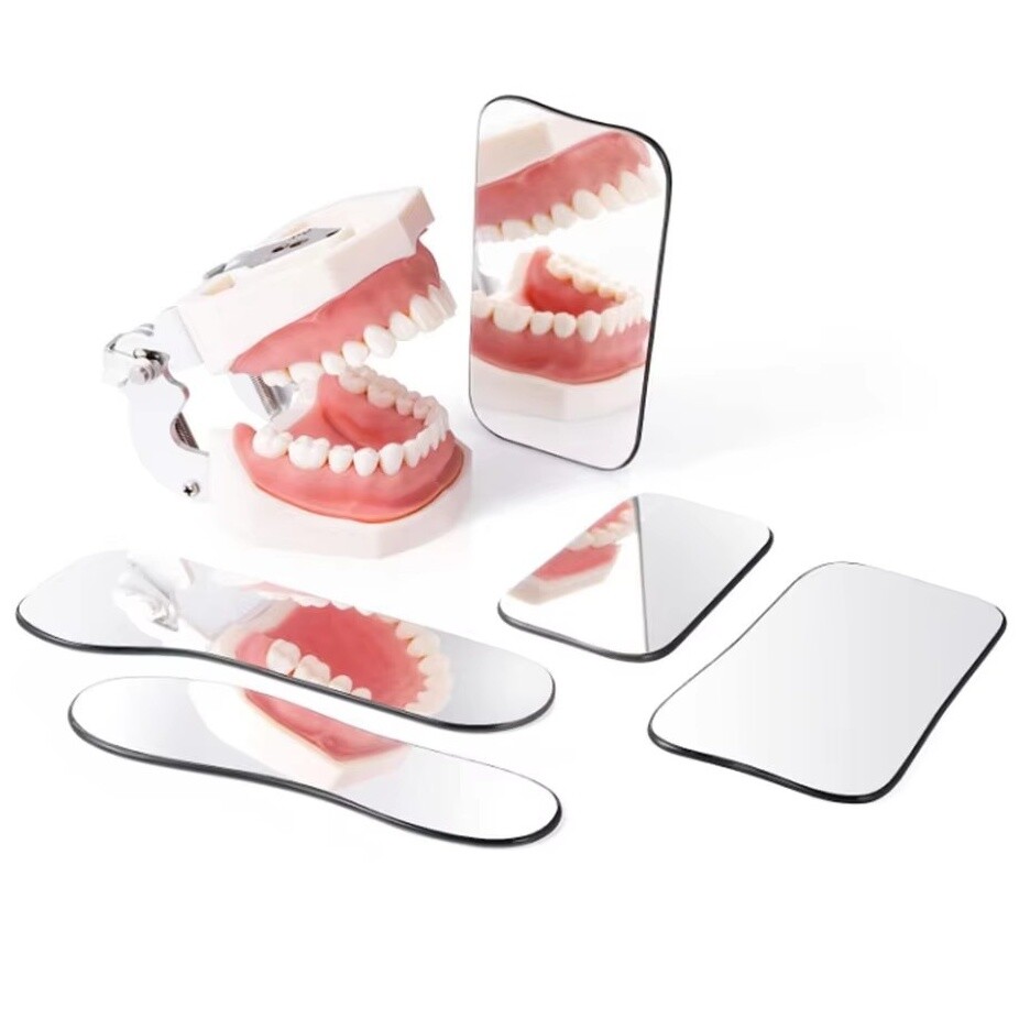 5pcs Dental Orthodontic Intra oral Photo Mirrors Glass Reflector Mouth Mirror