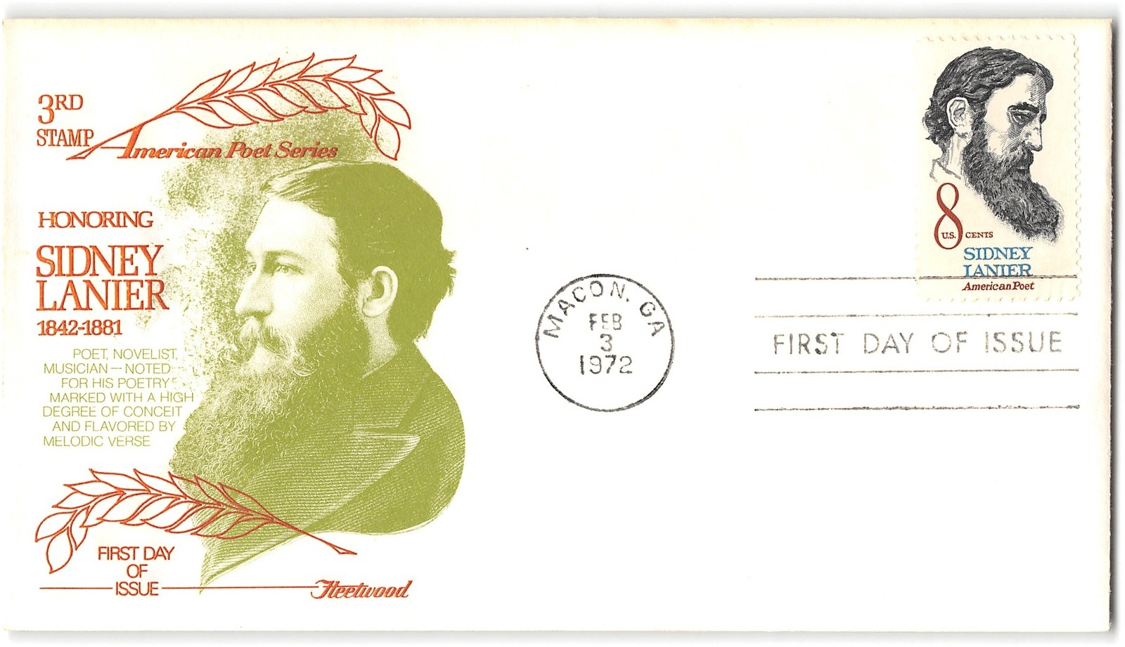 US #1446 FDC, 1971, Fleetwood