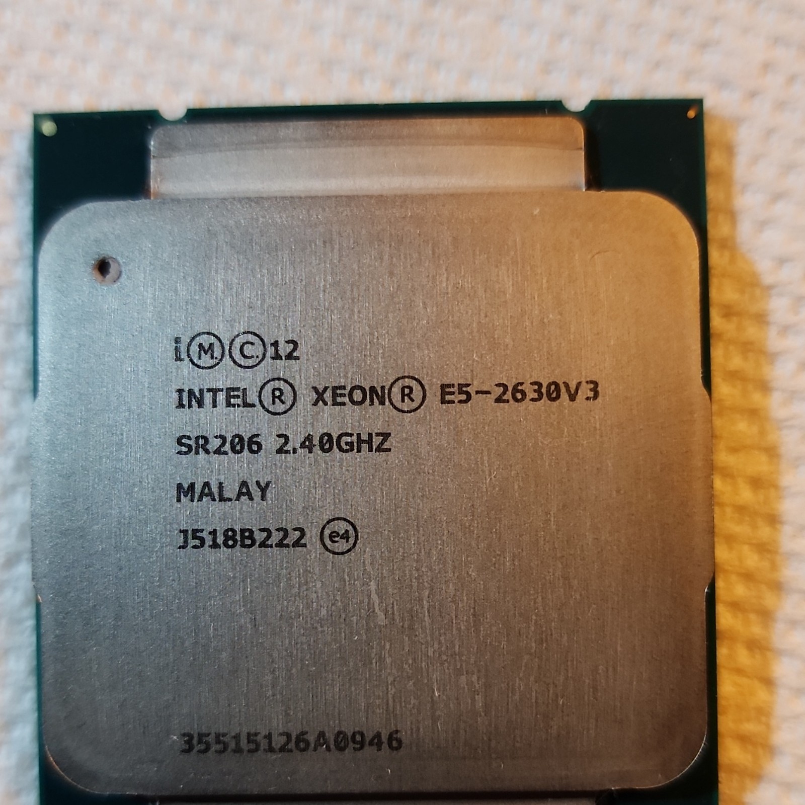 [Lot of 6] Intel Xeon E5-2698V4, E5-2630V3, E5-2687WV3 Server CPUs