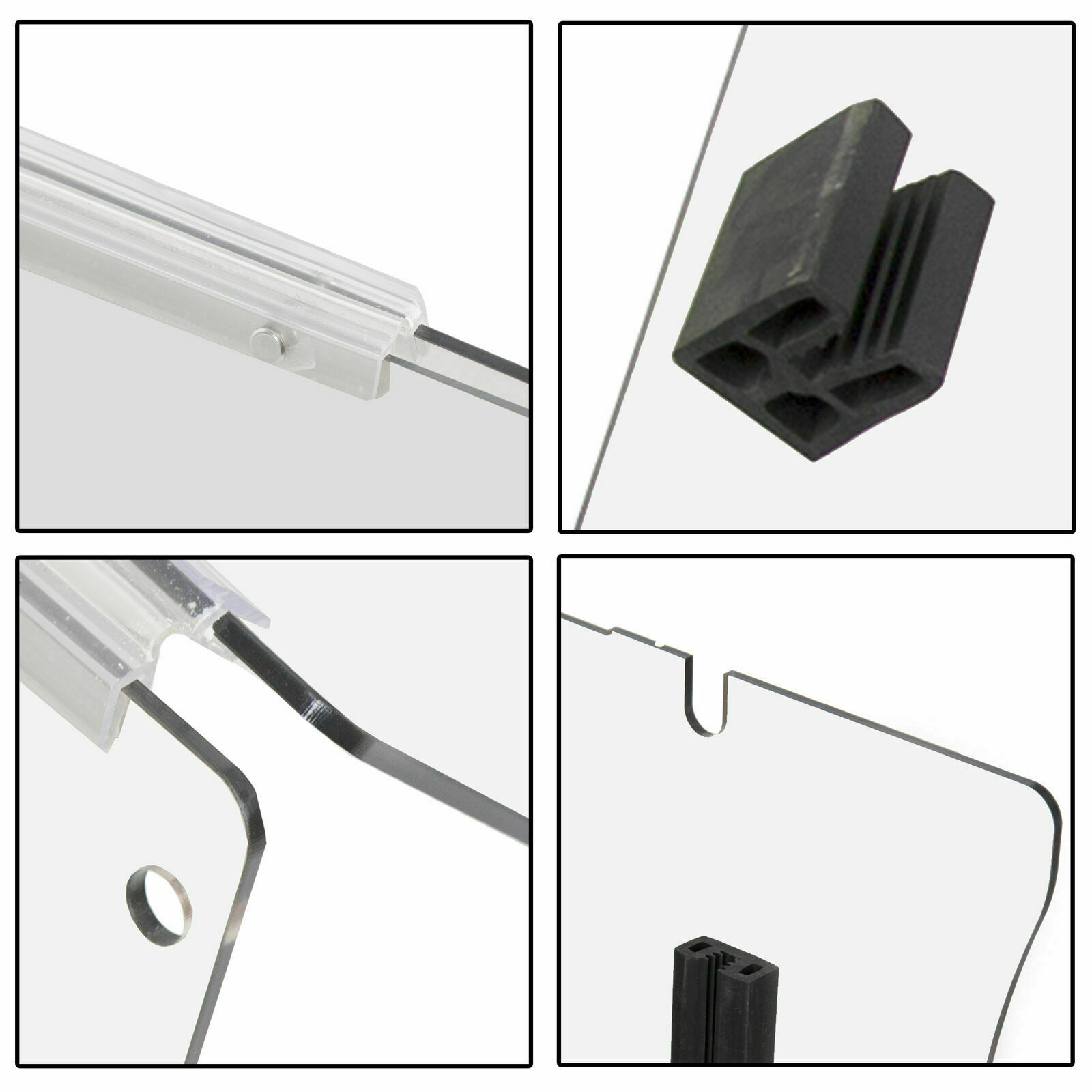 Clear Folding Windshield For 1995-2003 Yamaha G14 G16 G19 Golf Cart Part PC