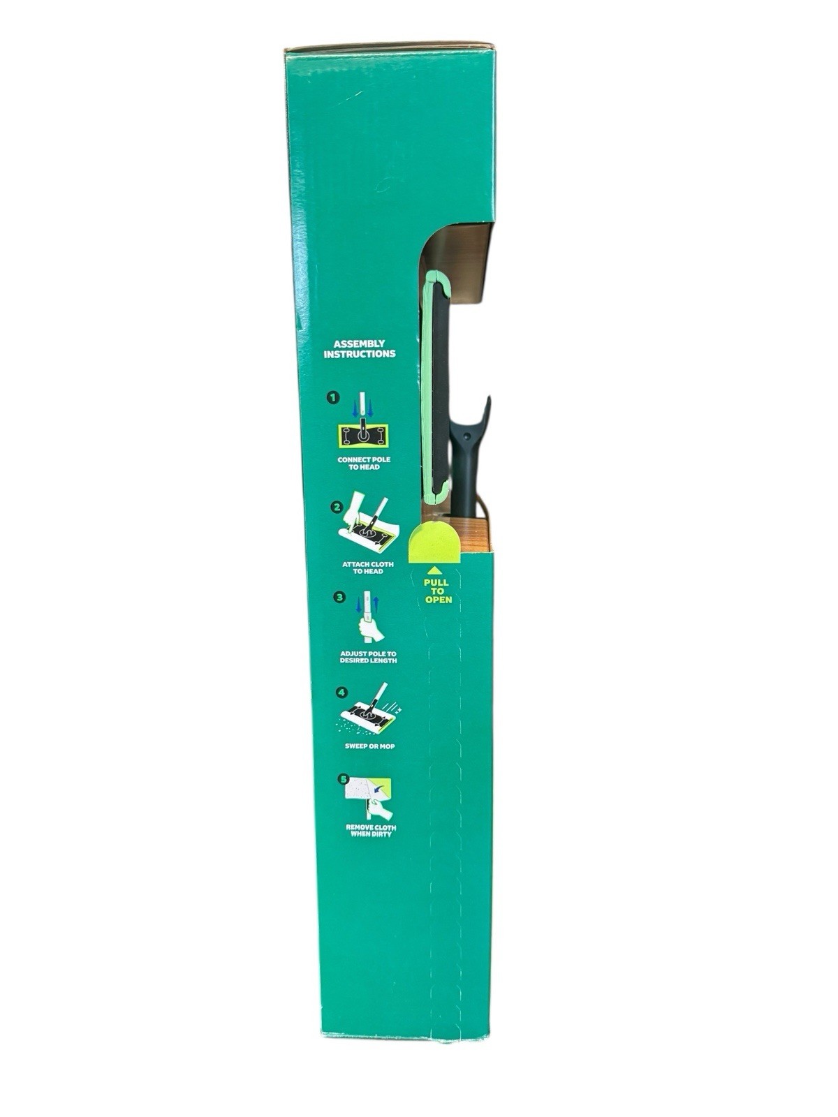 Swiffer Sweep + Mop Deluxe Sweeping Kit, 1 Sweeper + 30 Refills. New!