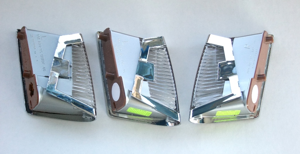 1984-87 Turbo T-type Regal Grand National Front Marker Light Lens Set Chrome