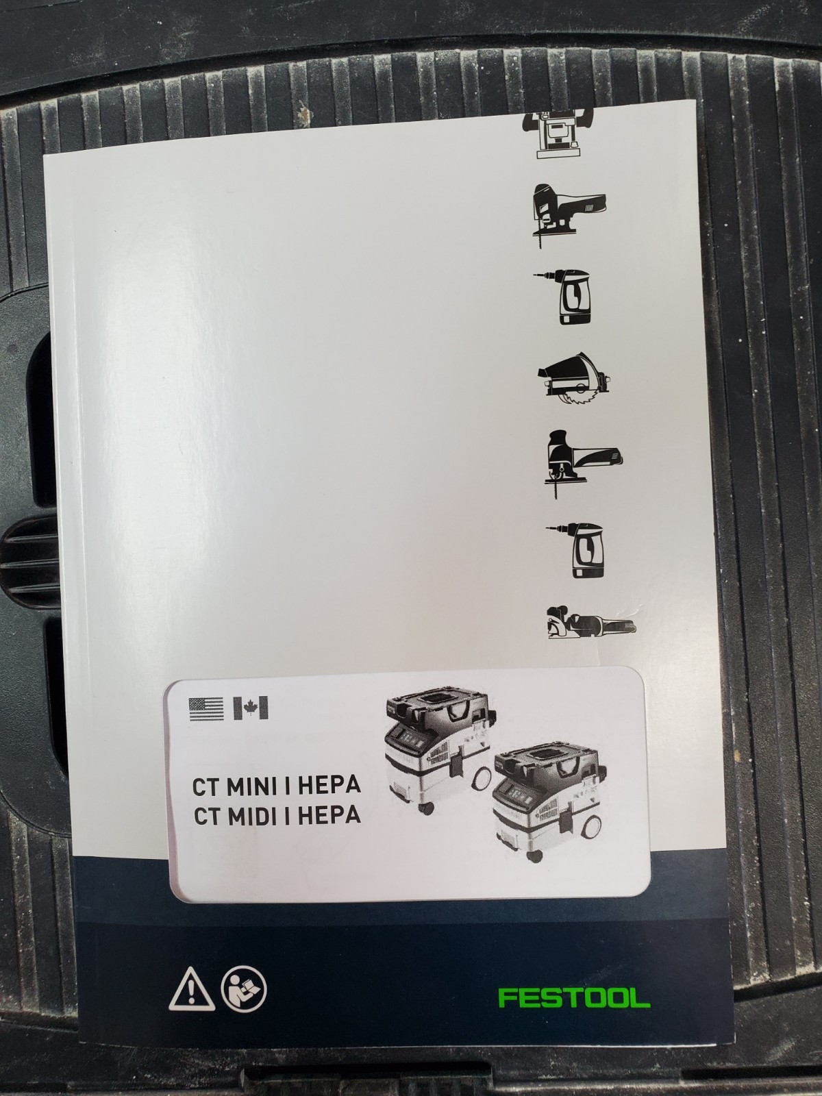 Festool CT MIDI I HEPA Dust Extractor with accessories.