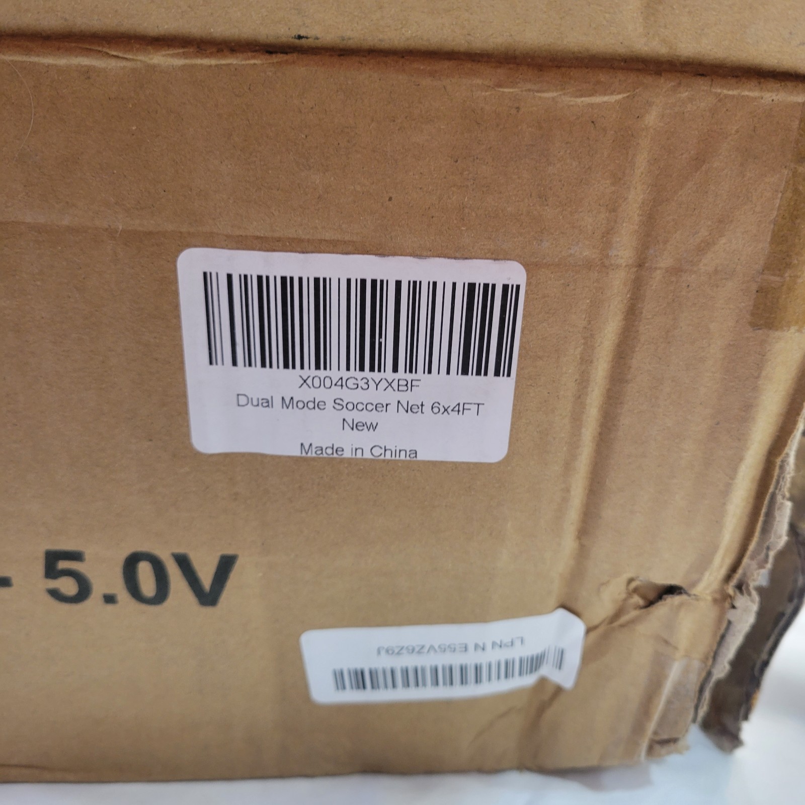 Dual-Mode Soccer Goal & Rebounder Net, 6x4FT Adjustable Angle Training Net