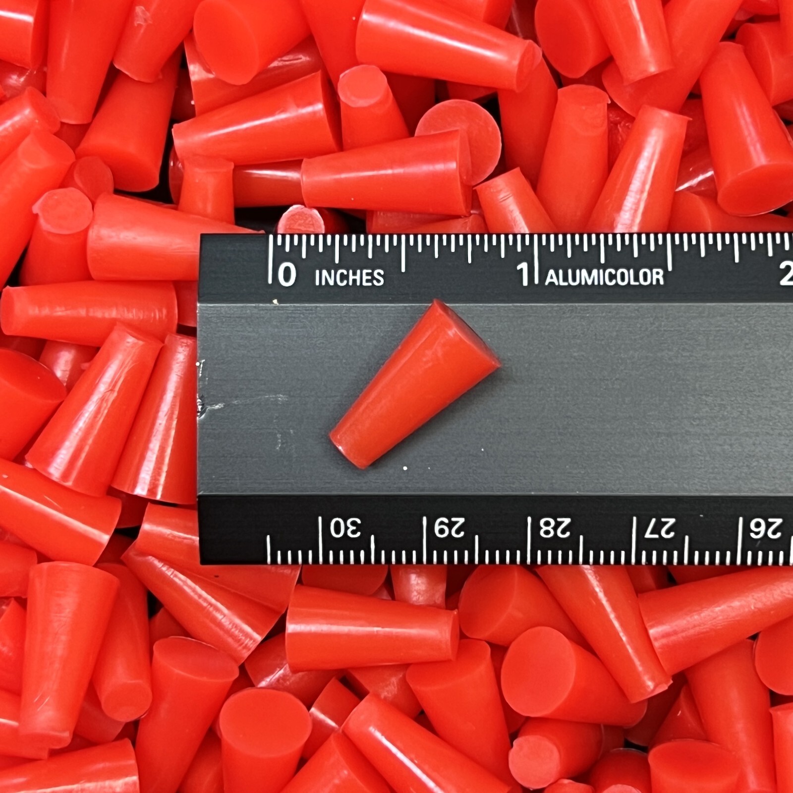 High Temp Masking Supply .187" x .343" STP103 Silicone Rubber Plugs - 50 Pack