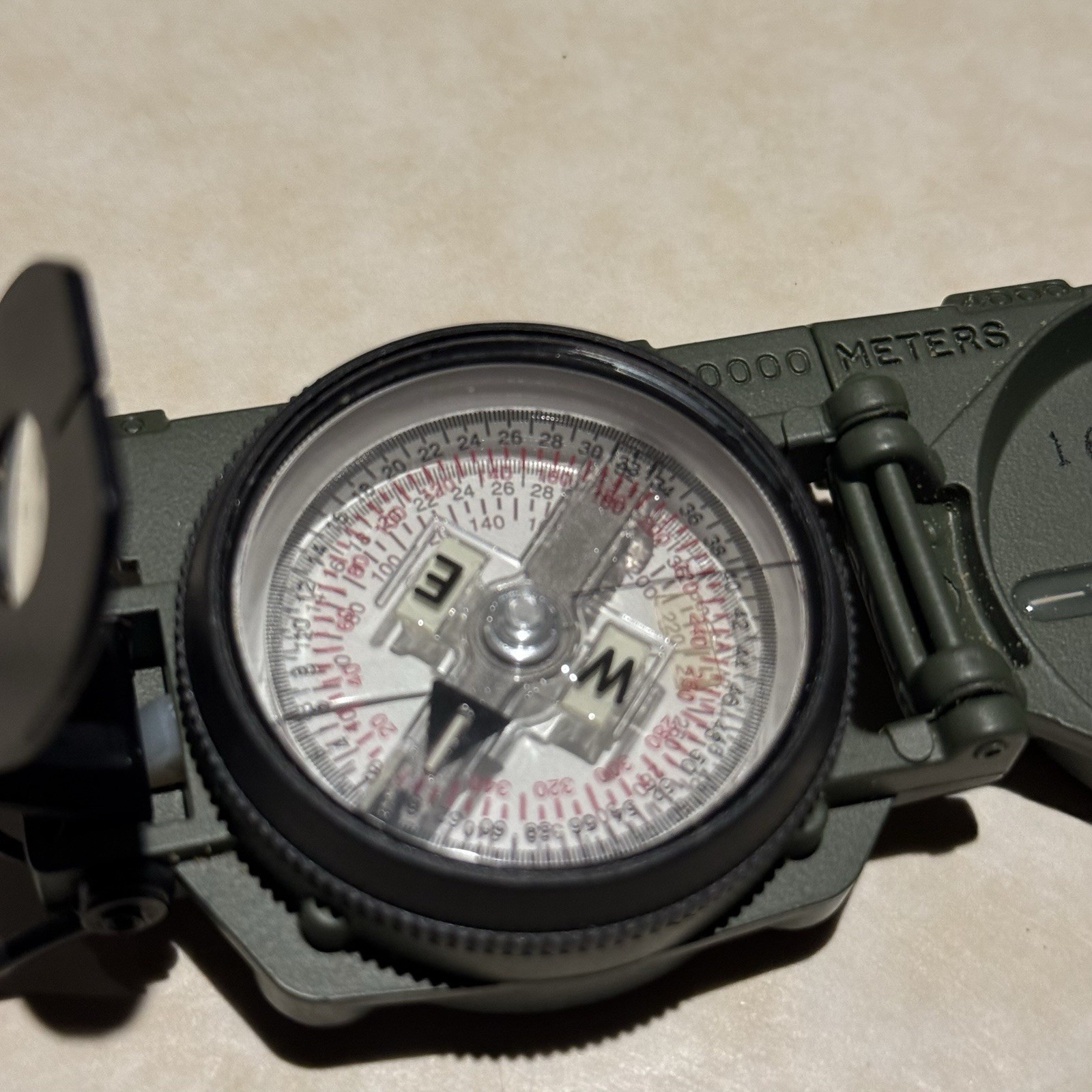 Cammenga Model 3H Tritium Lensatic Compass Olive Drab US Military Issue