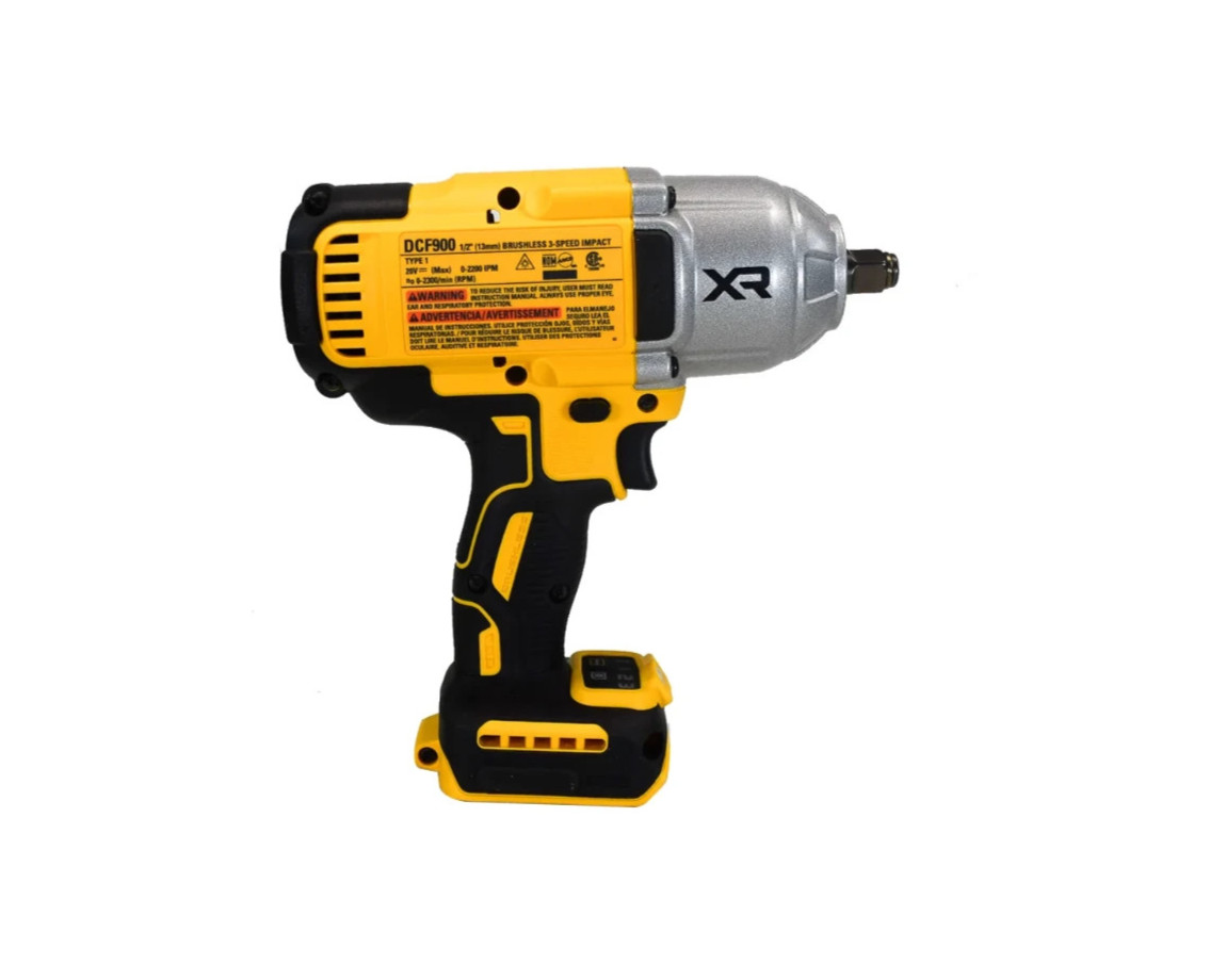 DEWALT DCF900B 20V Max XR 1/2 inch High Torque Impact Wrench with Hog Ring Anvil
