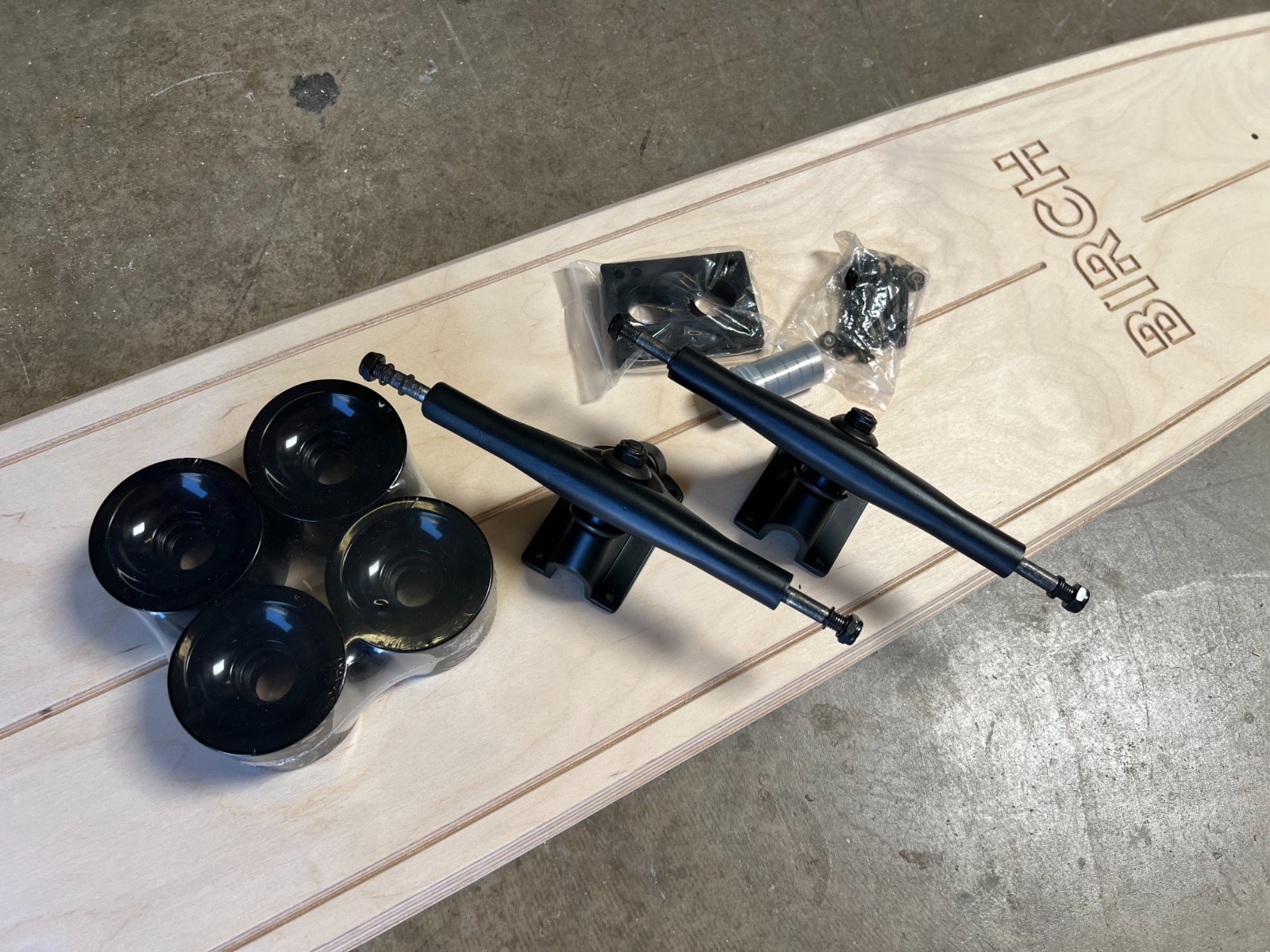 60" DIY Longboard Skateboard Cruiser by BIRCH Longboards Made in California