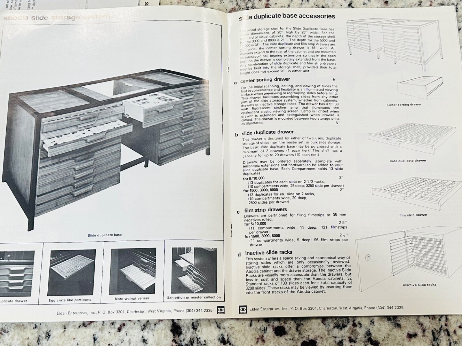 1970'S Commercial Slide Viewing Storage Cabinet Dieter Rams Style Walnut & Steel