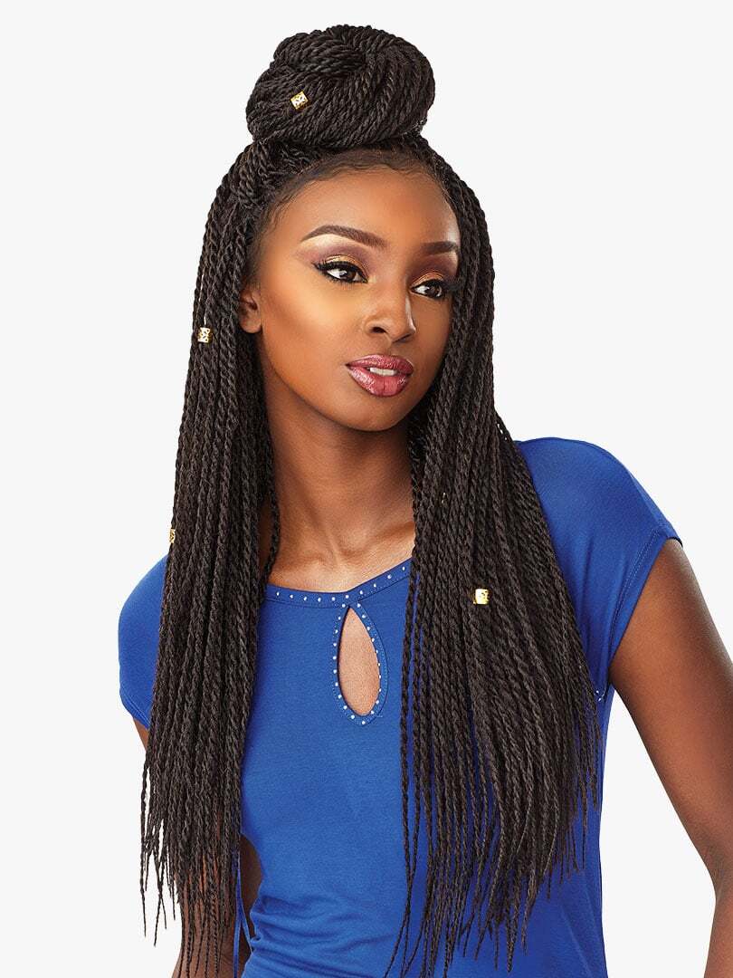 Sensationnel Swiss 4X4 Lace Parting Braid Wig - SENEGAL TWIST