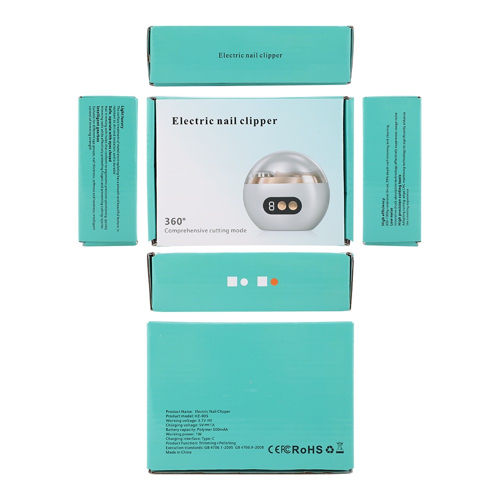 Electric Toe Nail Clippers For Thick Nails Nail Trimmer Cutter Usb Rechargeable