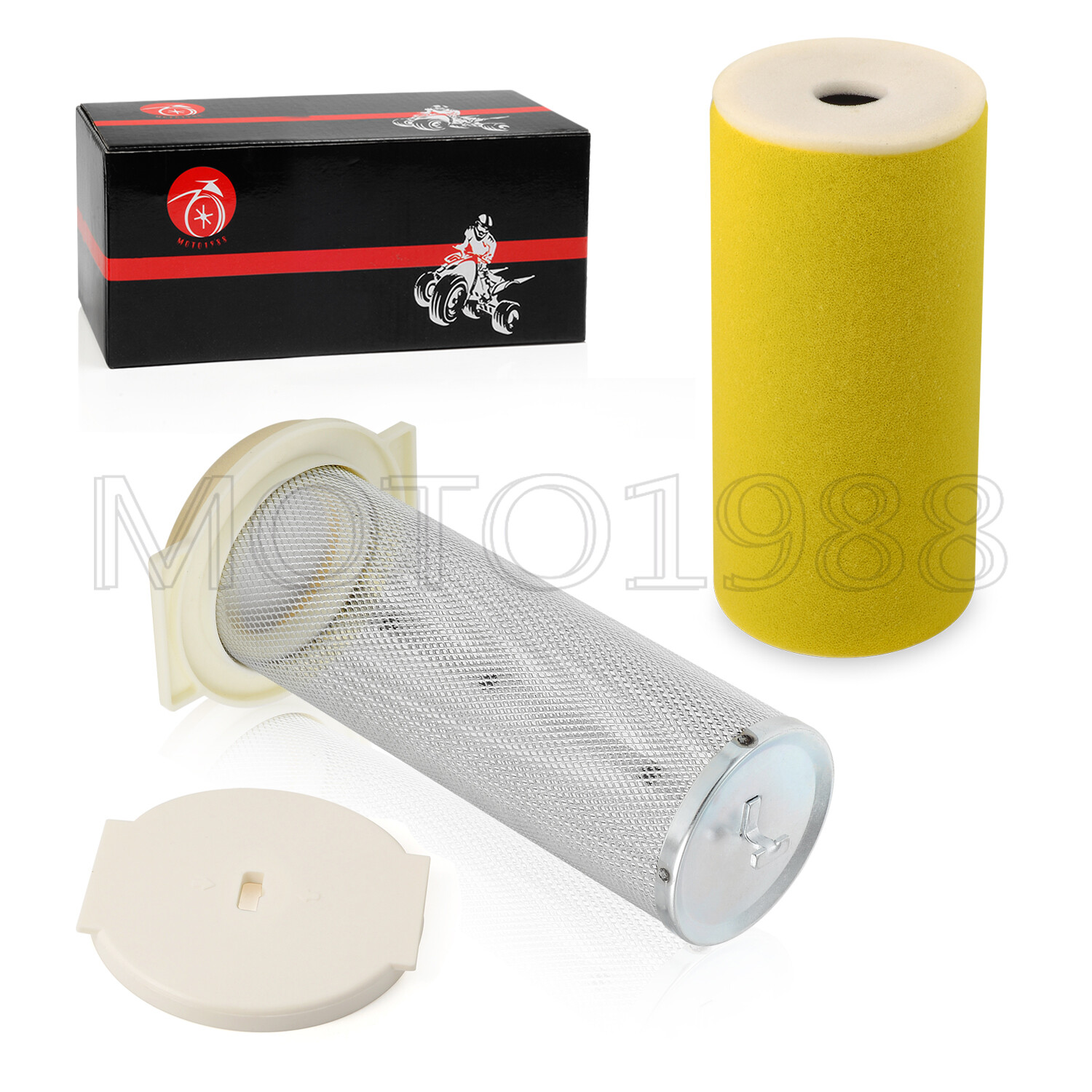 AIR FILTER CAGE GUIDE & AIR FILTER For YAMAHA KODIAK 400 YFM400 YFM400A/FA 00-02