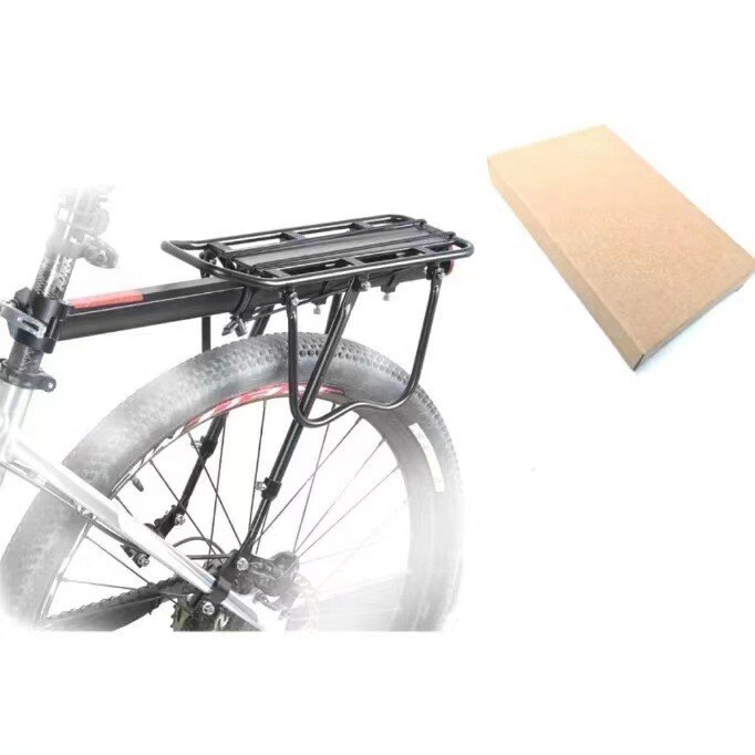 Rear Bike Rack Cargo Rack Alloy Luggage Carrier Bicycle 110 Lbs Capacity Holder