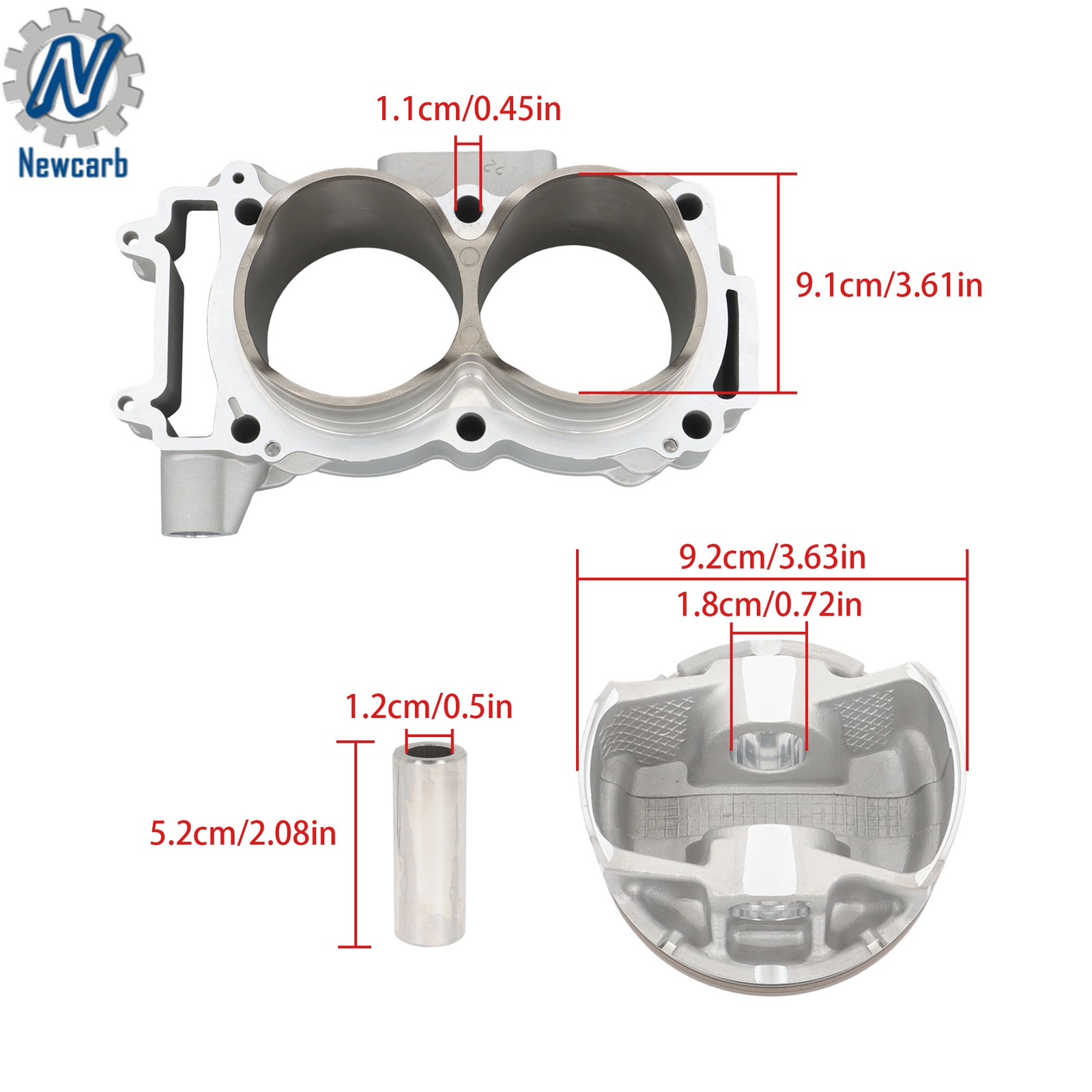 Cylinder Crankshaft Gasket 3023156 3022594 For Polaris RZR XP 1000 /XP 1000