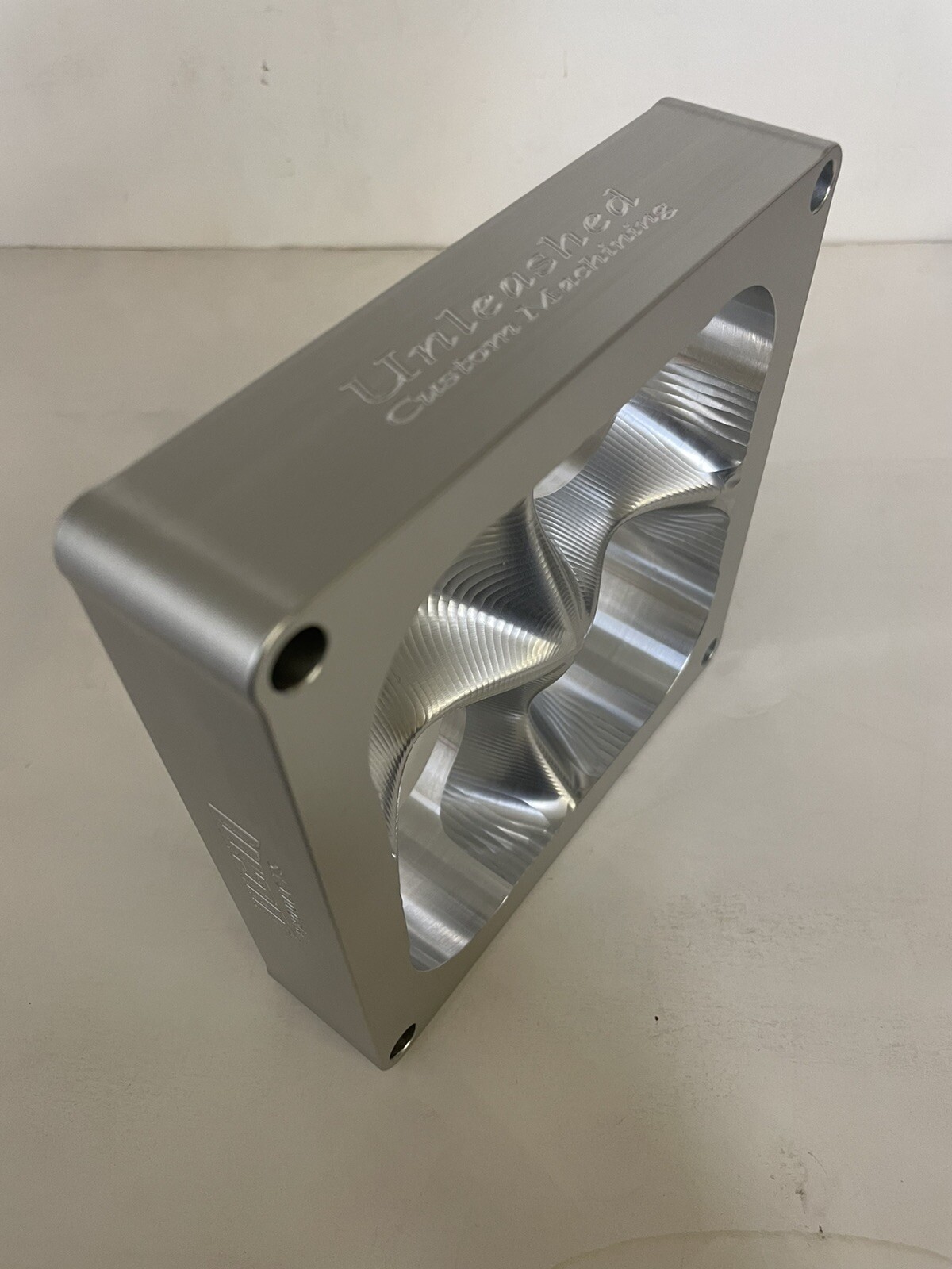 1.5 Inch Tapered Blend 4500/Dominator Carburetor Spacer Bore 2.125 Raw Aluminum