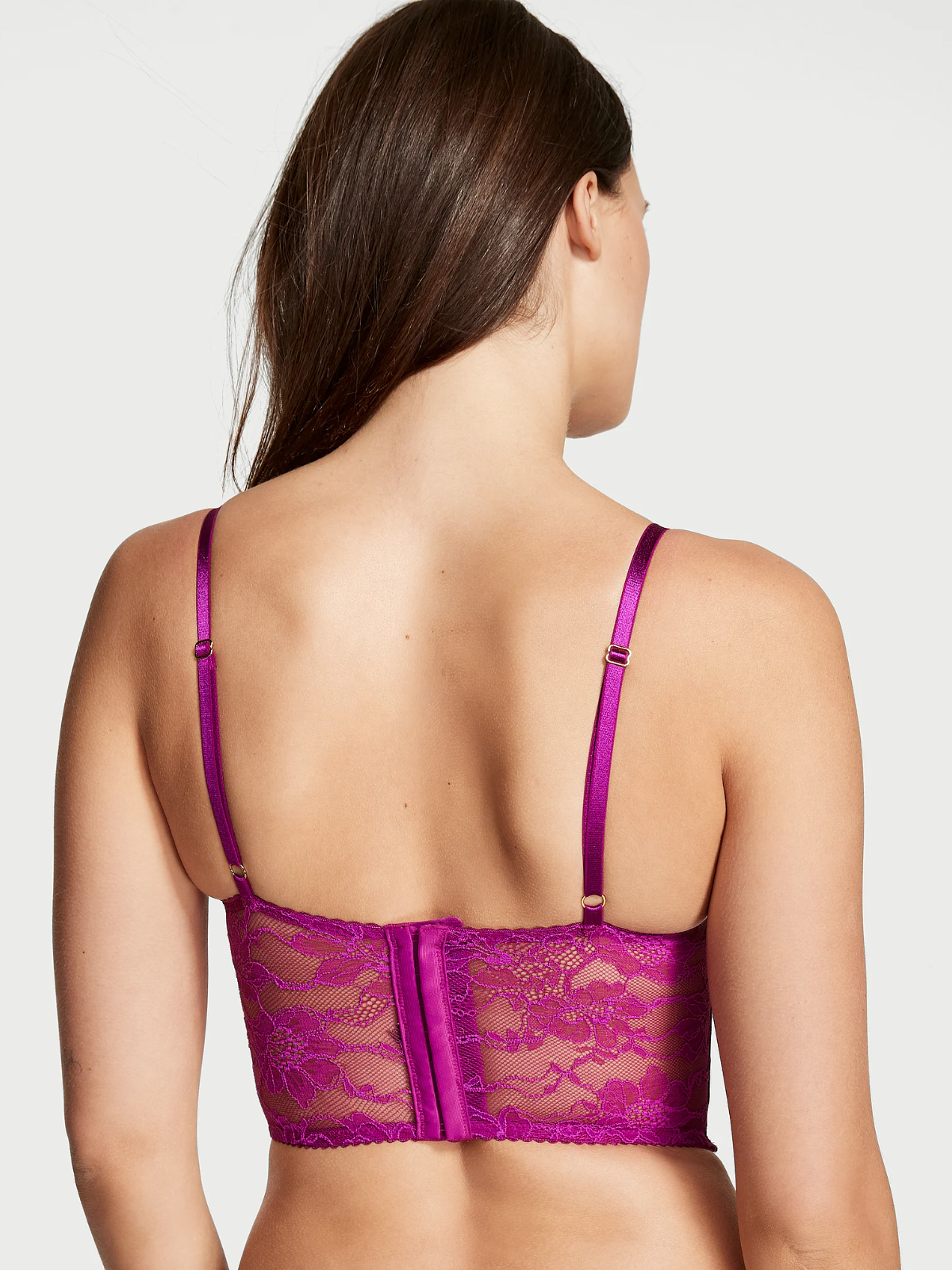 VICTORIA'S SECRET VERY SEXY BOMBSHELL SATIN ADD 2 CUPS PUSH UP CORSET BRA TOP