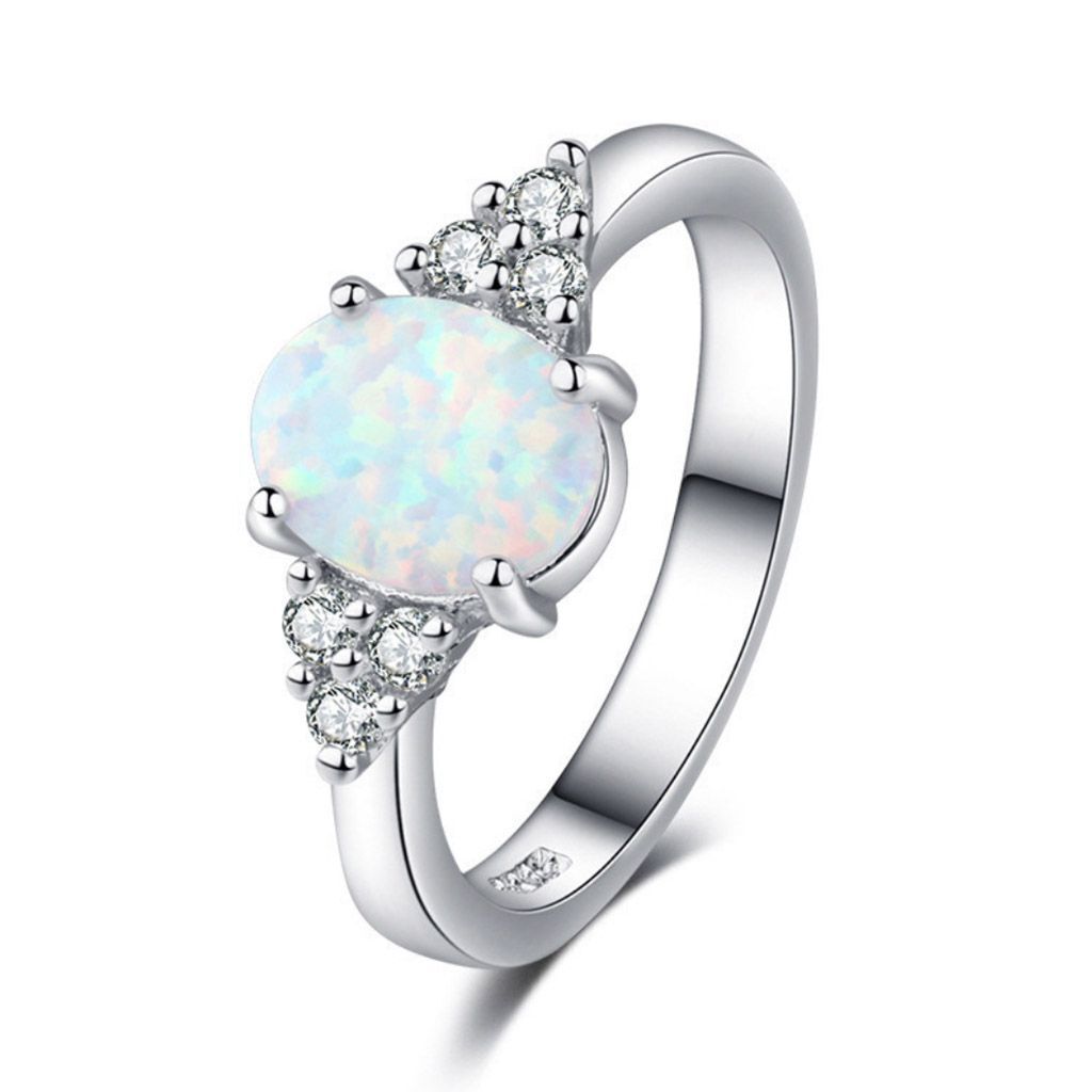 Natural Ethiopian Opal Stone 925 Sterling Silver Handmade Ring Wedding for Gift