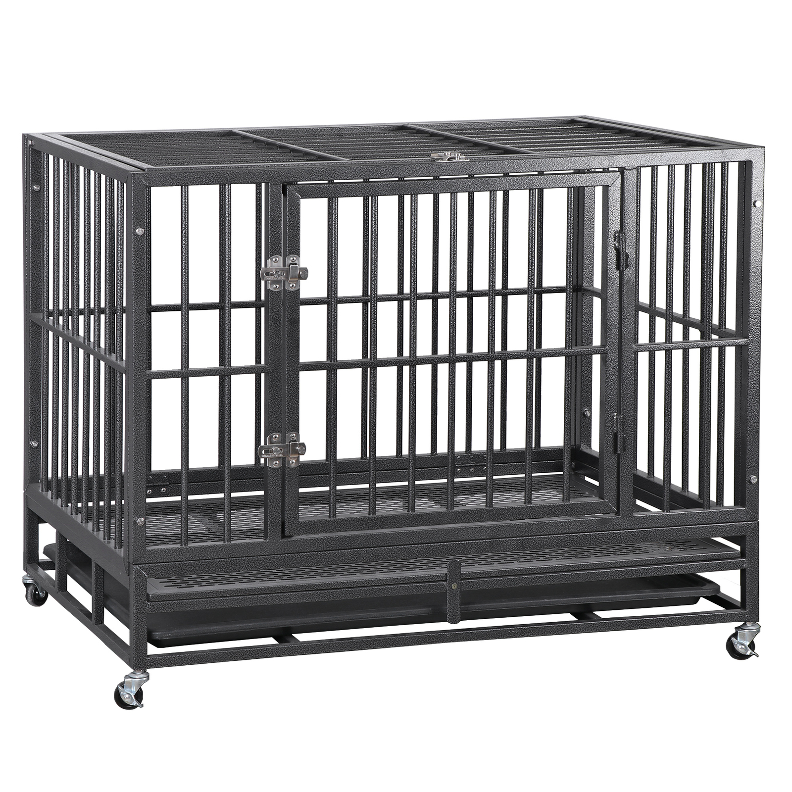 Dog Crate for Medium and Large Dog Heavy Duty Dog Cage Kennel Indoor/Outdoor