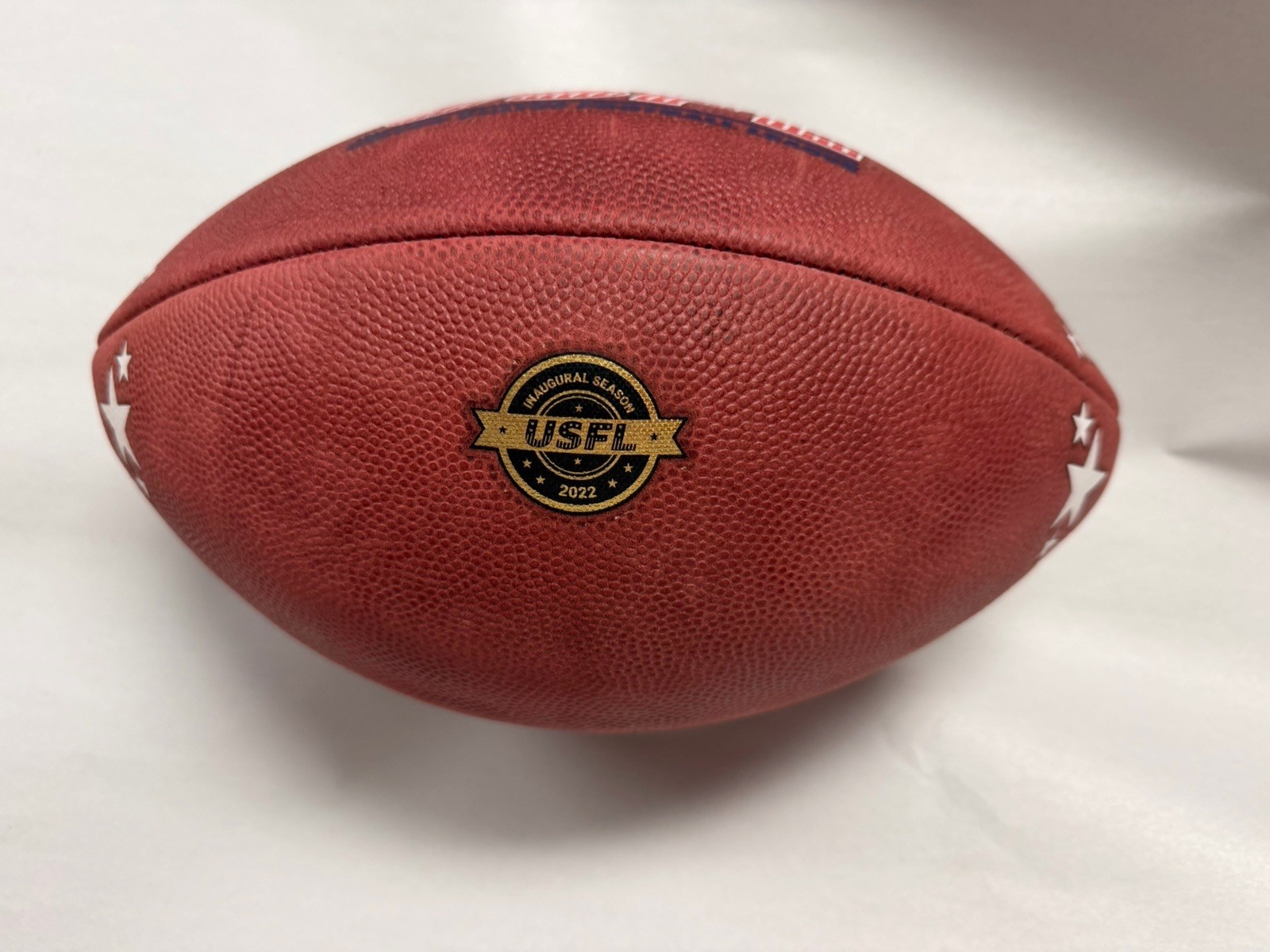 USFL Authentic 2022 Inaugural Season Team Issue Leather Football Game Ball