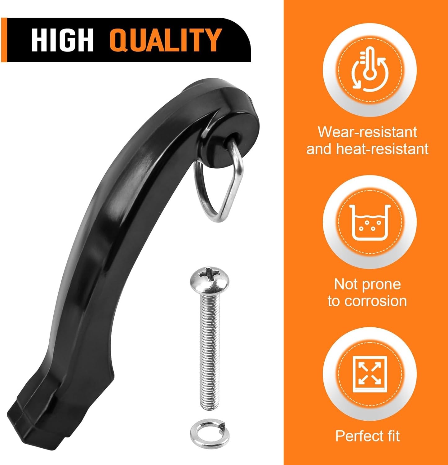 P08-031 SAUCEPAN HANDLE REPLACEMENT (SHORT) FOR FARBERWARE PAN, FOR FARBERW W