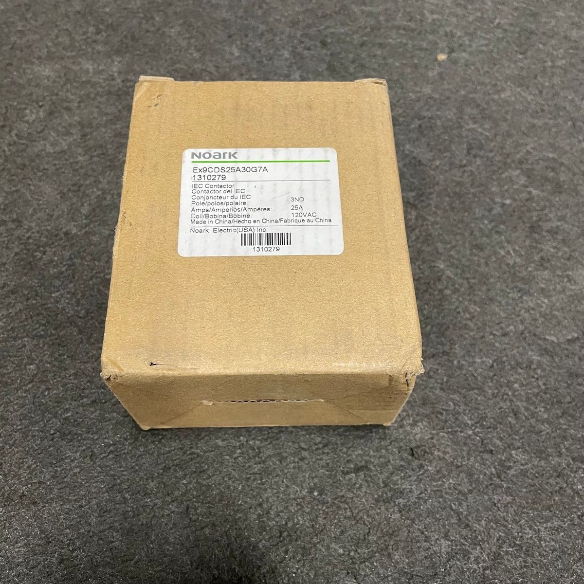 NOARK Ex9CDS25A30G7A Standard IEC Contactor 25A 120V