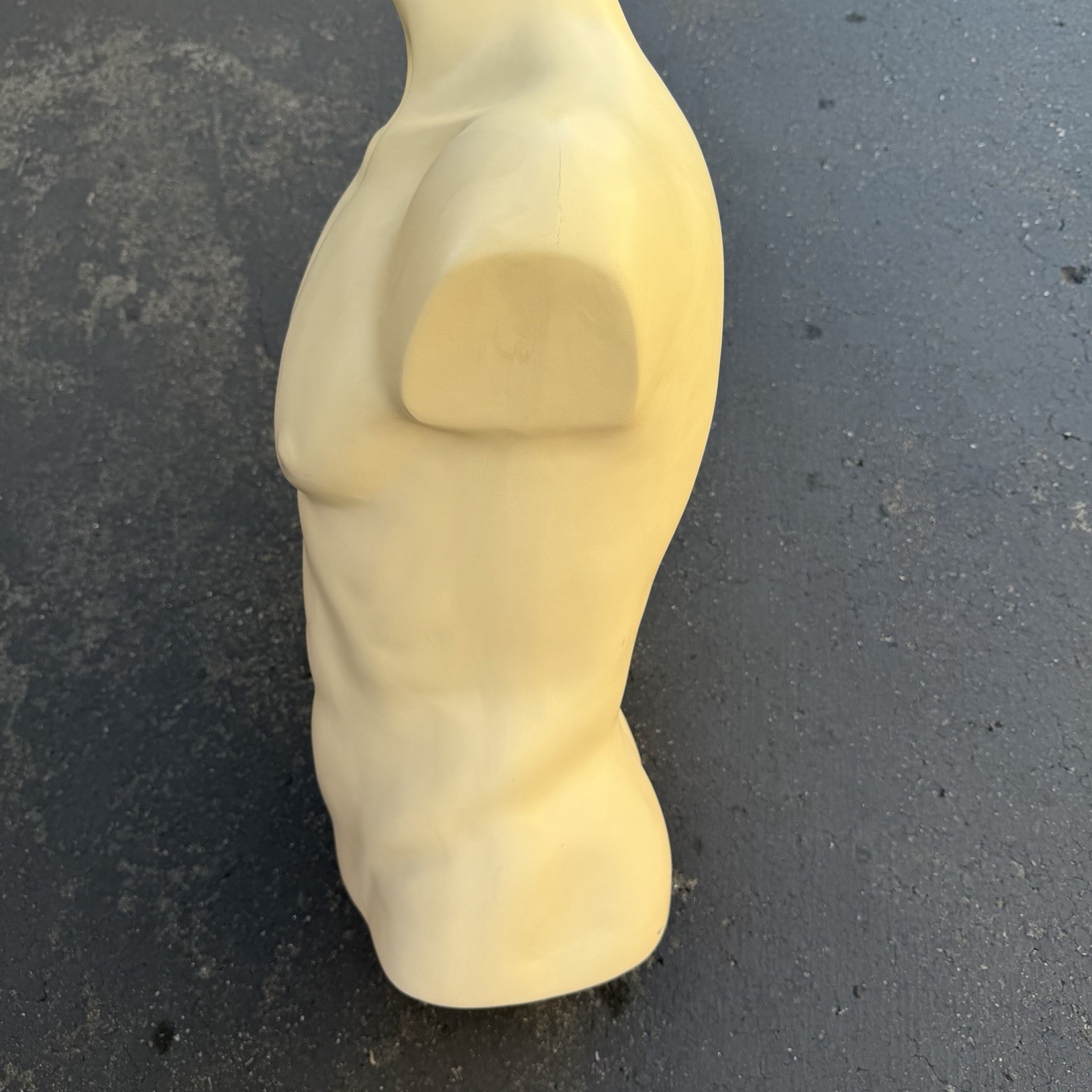 Lady Lulu Vintage Mannequin Torso Head Male Man Muscle Silver Spike Hair