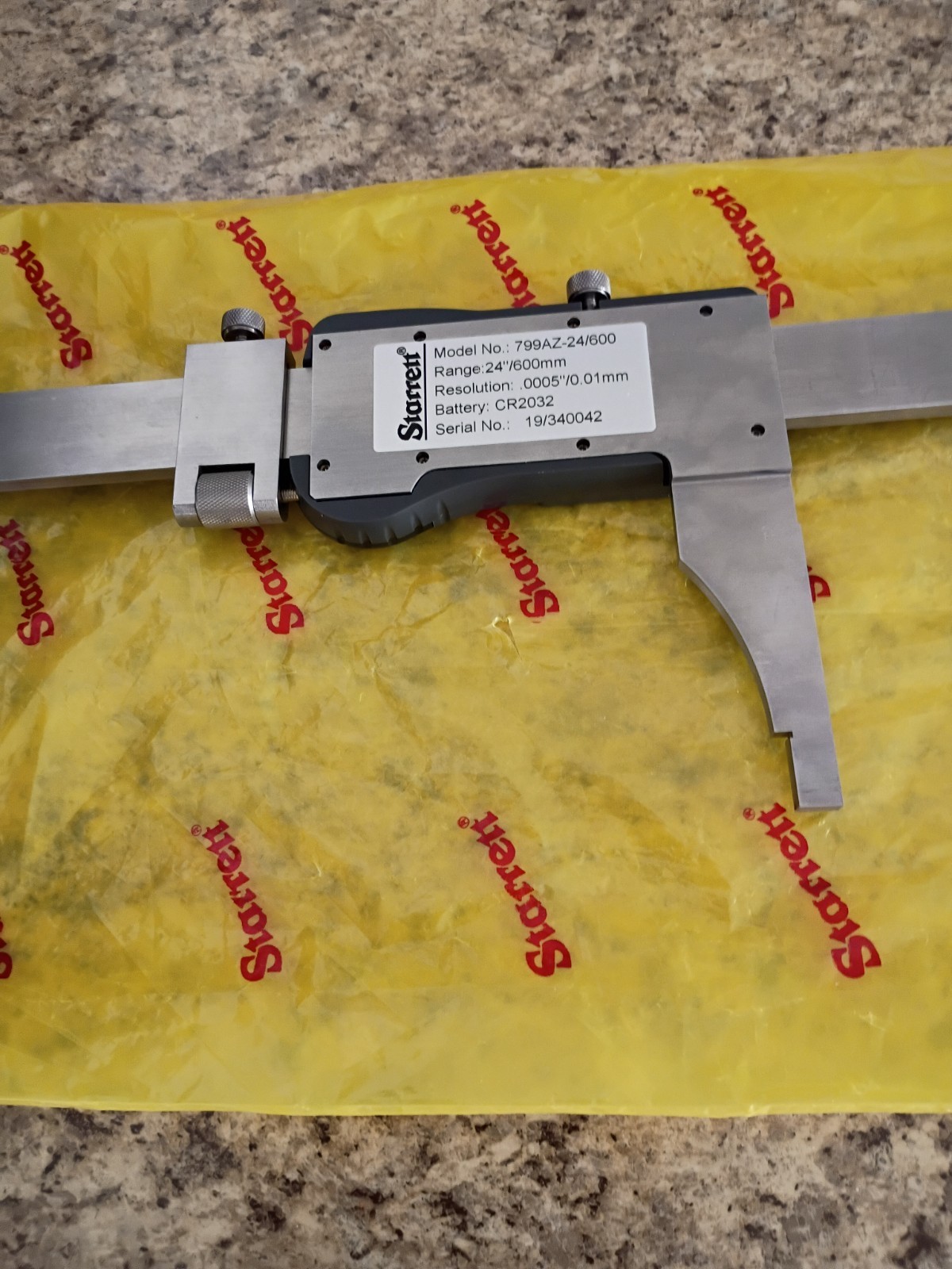Starrett 799- 24"/600 Electronic Caliper