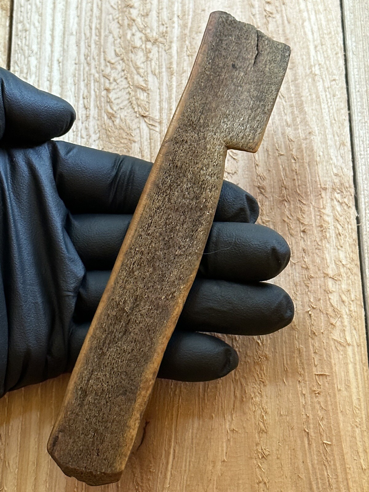 Tomachee Artifacts 👣 ESKIMO INUITS LARGE 7” FISHING NET GAUGE BERING SEA AK 🔥