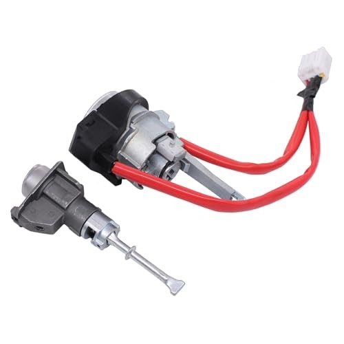 Ignition Lock Cylinder and Front Driver Side Door Lock Cylinder for Kia