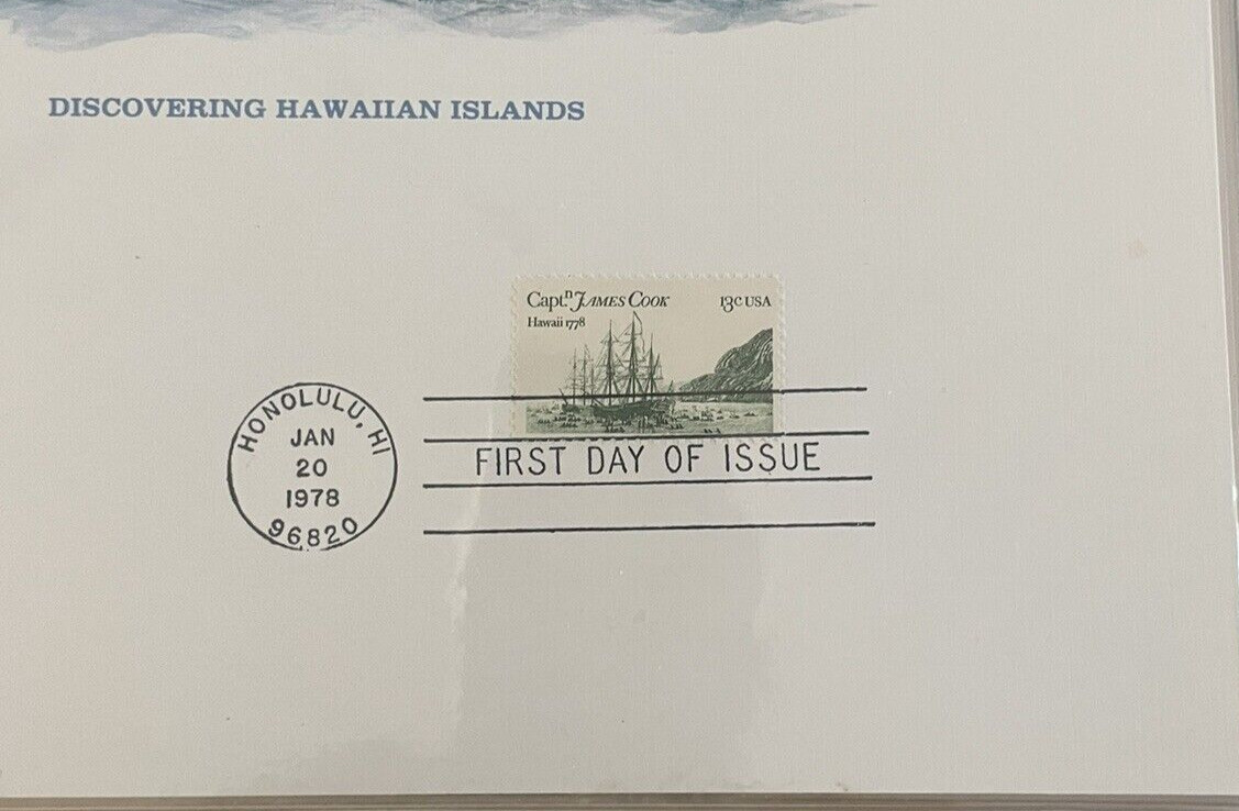 The Captain Cook Commemorative First Day Issue Collection by Fleetwood
