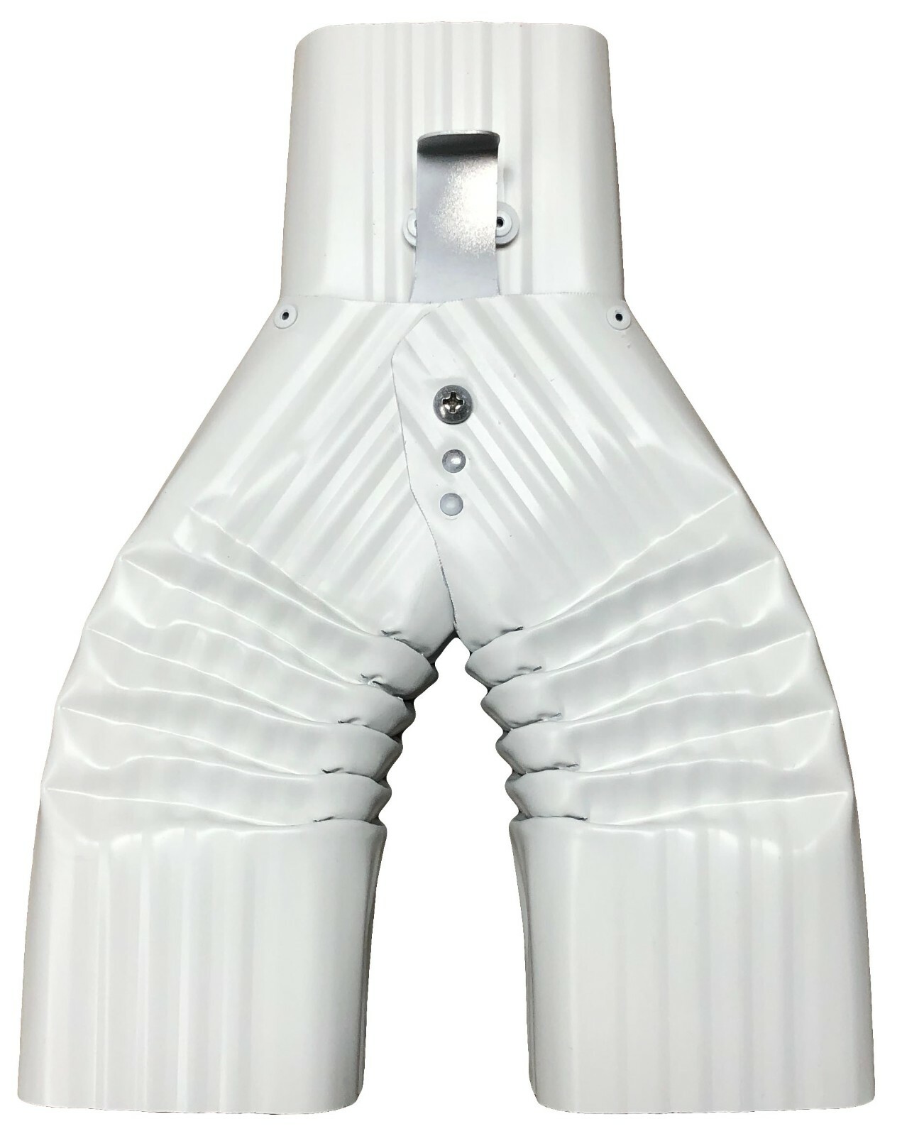 BASIC ALUMINUM DOWNSPOUT DIVERTER FOR RAIN BARRELS