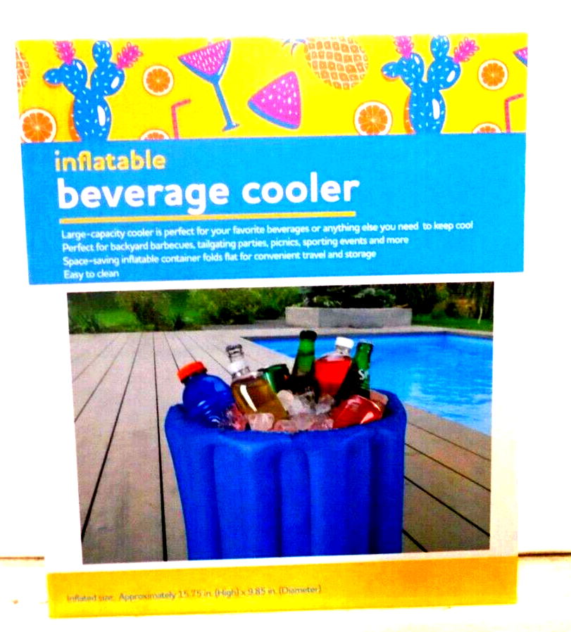 Large Capacity Inflatable Beverage Cooler Picnics Pool Party Tailgating Camping