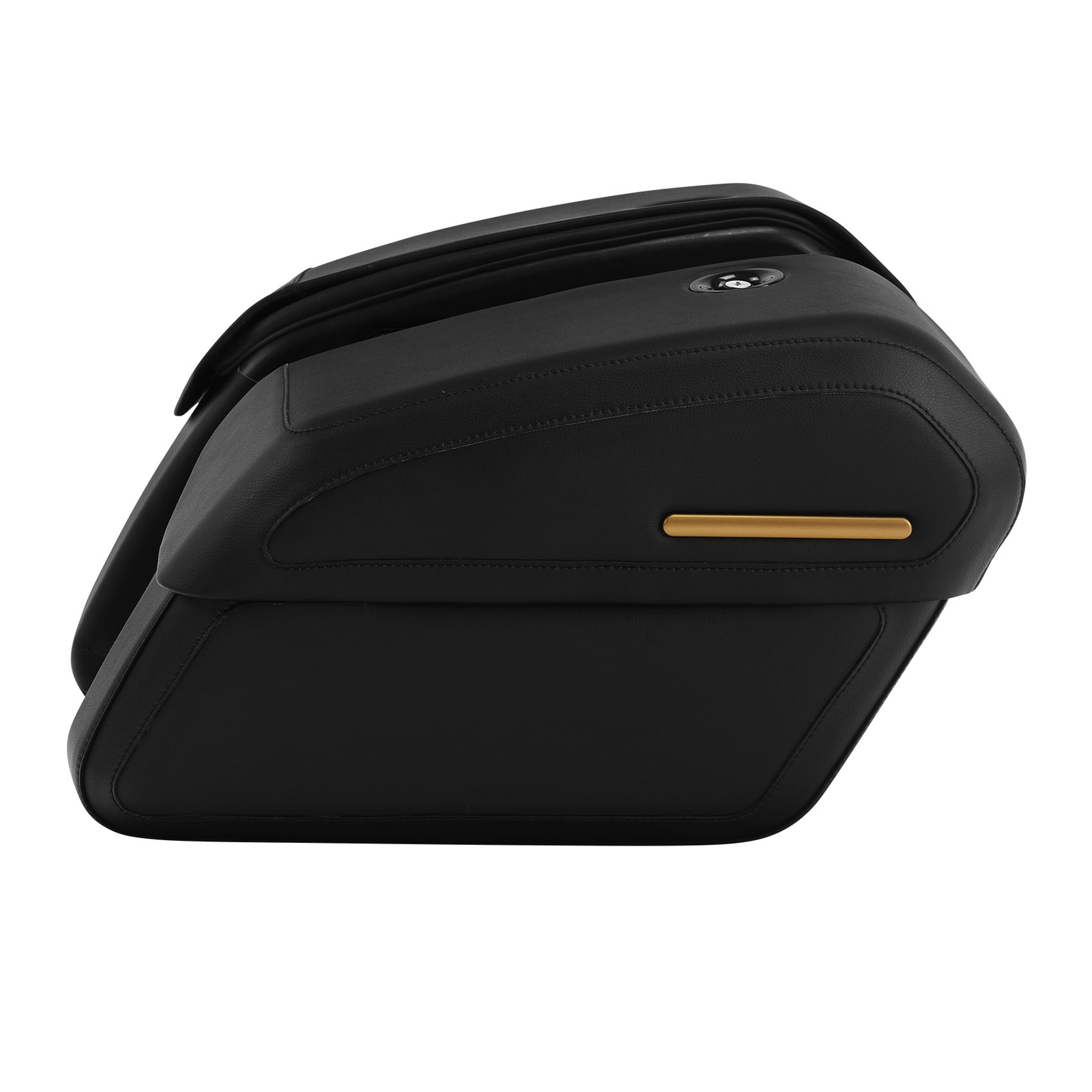 Black Detachable Saddlebags Fit For Harley Davidson Fat Boy Breakout 2014-2024