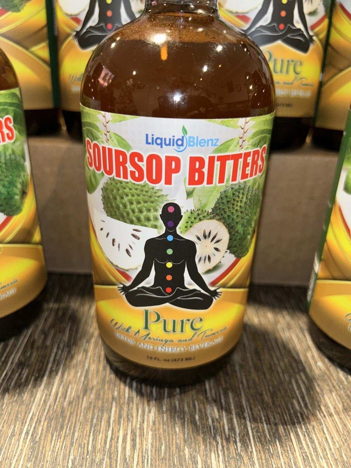 SOURSOP BITTERS Pure with Moringa and Tumeric Detox And Energy Sour Sop Cleanse