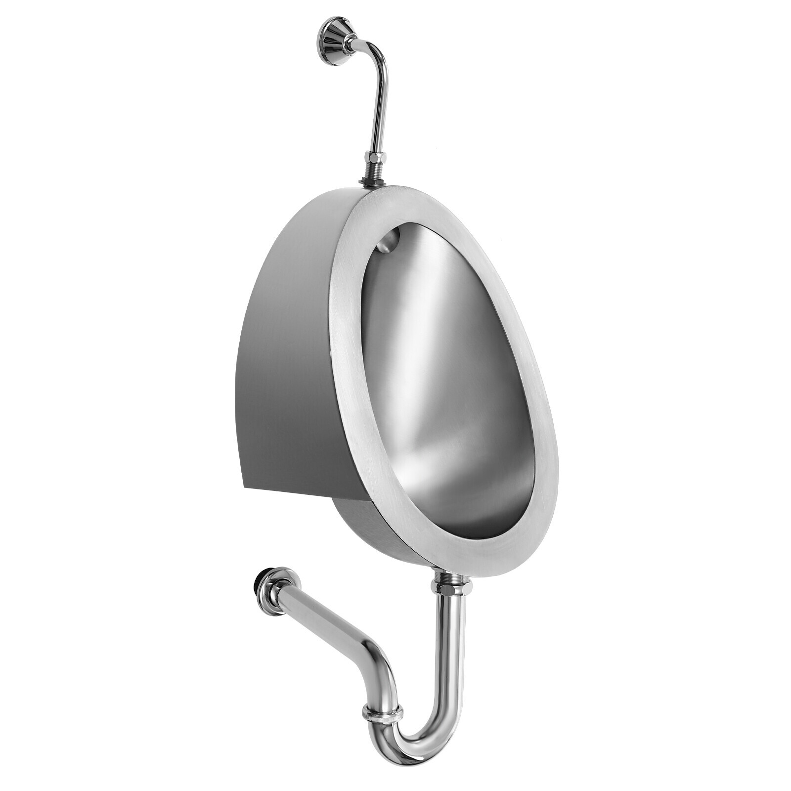 Automatic Wall Mounted Bathroom Urinal, Intelligent Sensor Flush Public Toilet