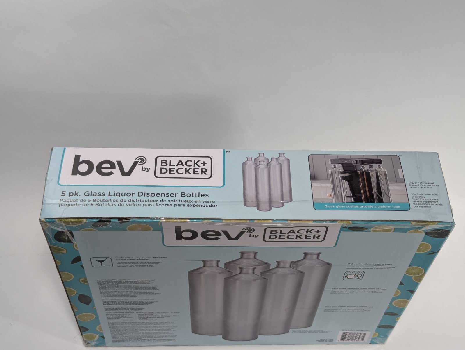 Bev by BLACK+DECKER Cocktail Maker Bottle 5 Pack BEWB105 New In Box