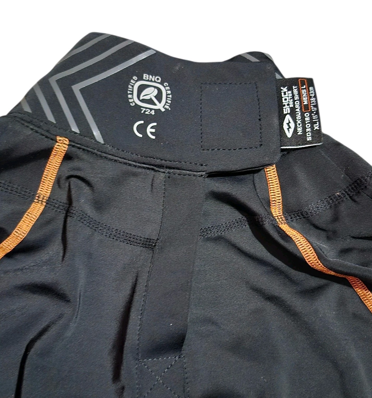 Shock Doctor Core Compression Hockey Shirt Mens Long Sleeve Black L Large