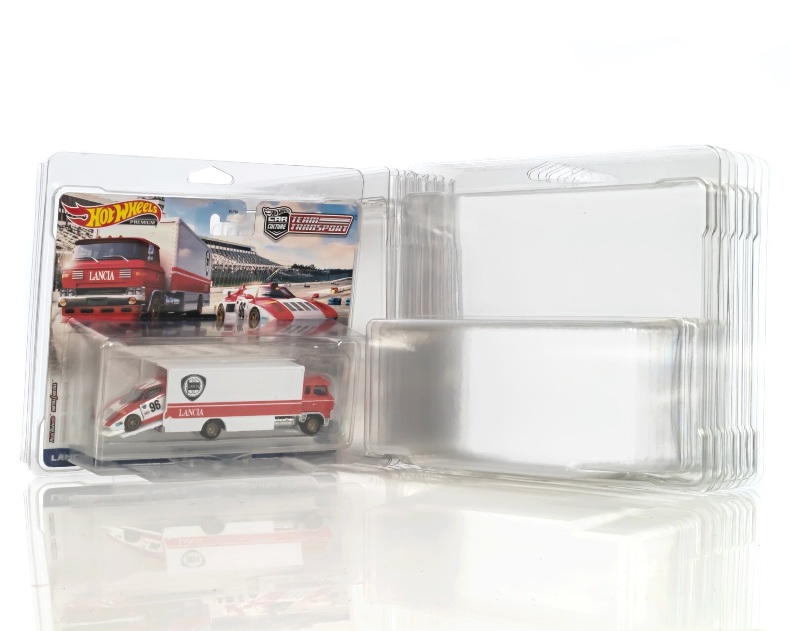 1 PACK HPD PROTECTOR CASE (TEAM TRANSPORTER) HOT WHEELS .8MM HEAVY DUTY