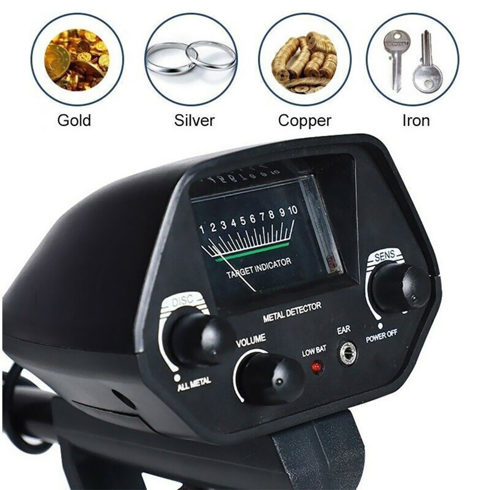 Waterproof LCD Metal Detectors Gold Digger Deep Sensitive Hunter Coil Searcher