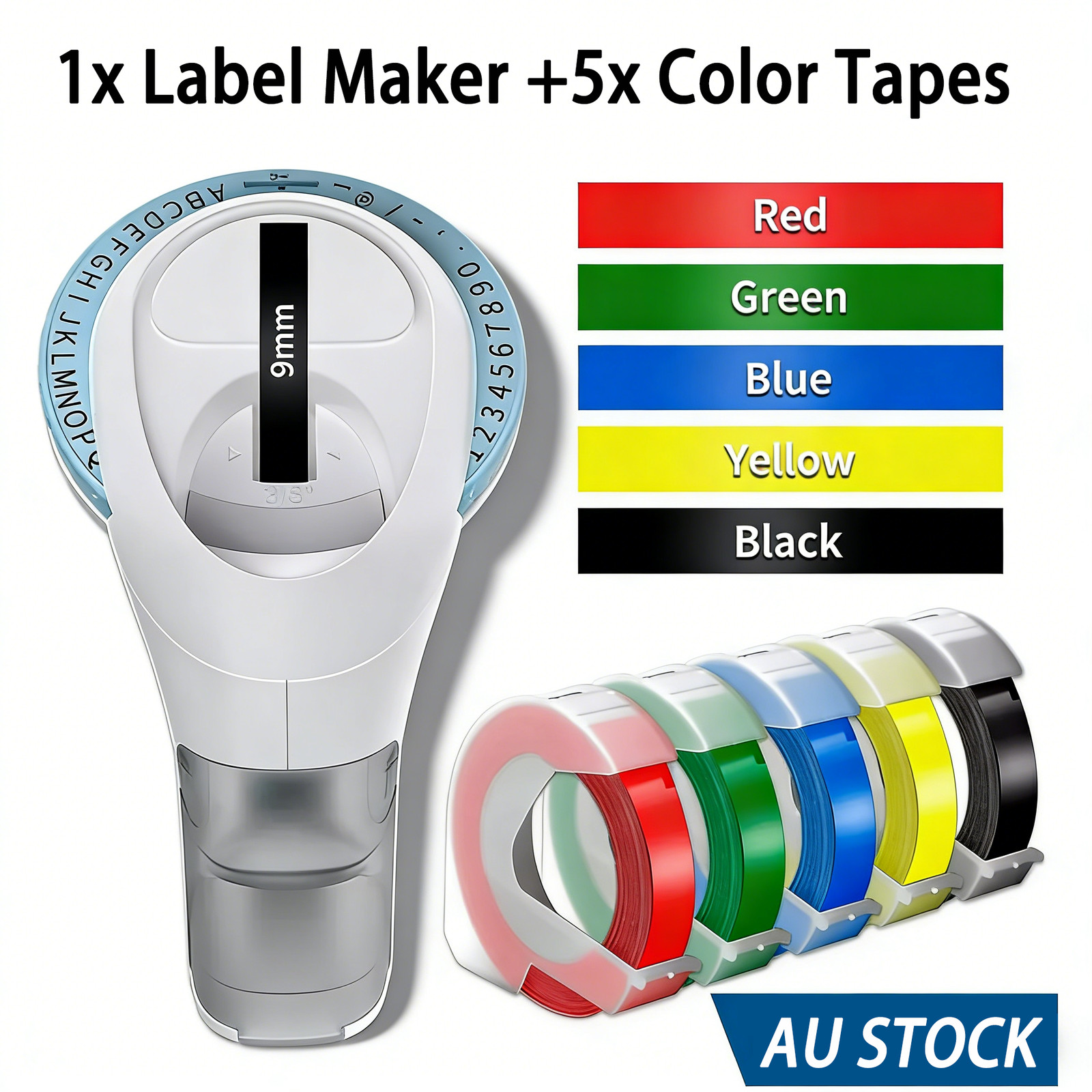 DYMO Embossing Label Maker with 5 DYMO Label Tapes | Organizer Xpress, Pro Label